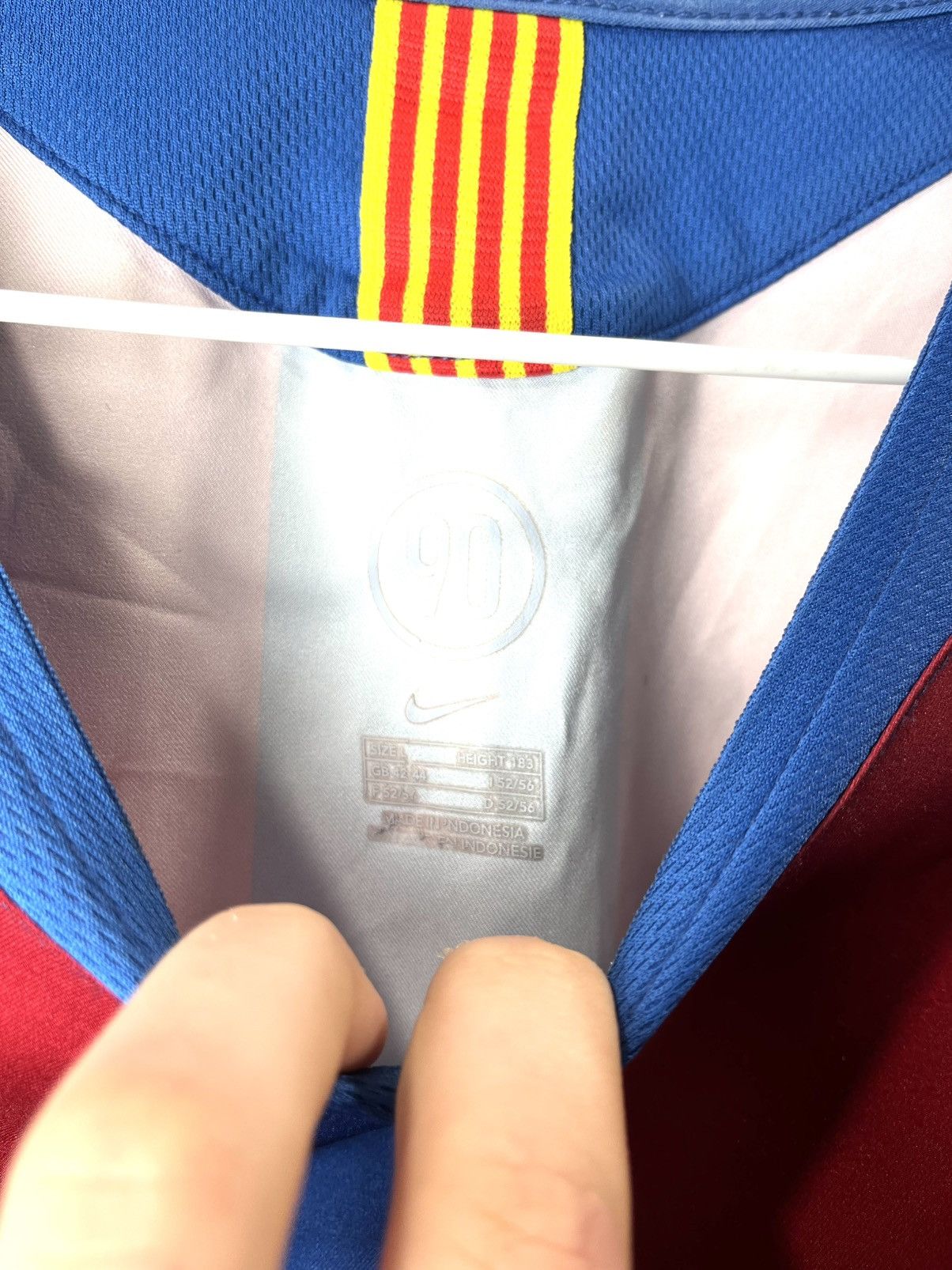 Nike Nike FC Barcelona Home Jersey 2006 2007 Ronaldinho Era Size US L / EU 52-54 / 3 - 3 Thumbnail