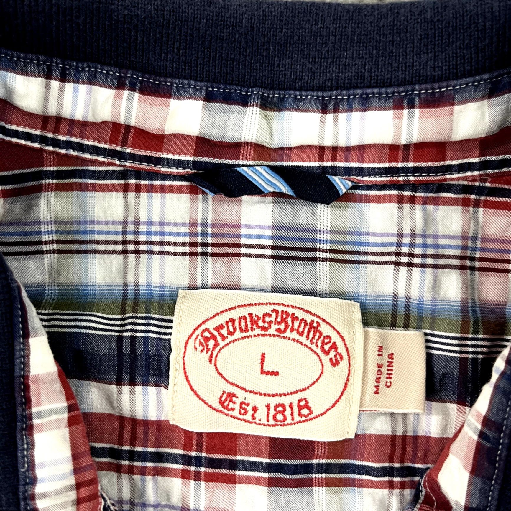 Brooks Brothers BROOKS BROTHERS Shirt Mens L Button-Up Collared Plaid Check Preppy L/S Regular Casual Formal Workwear Size US L / EU 52-54 / 3 - 3 Thumbnail