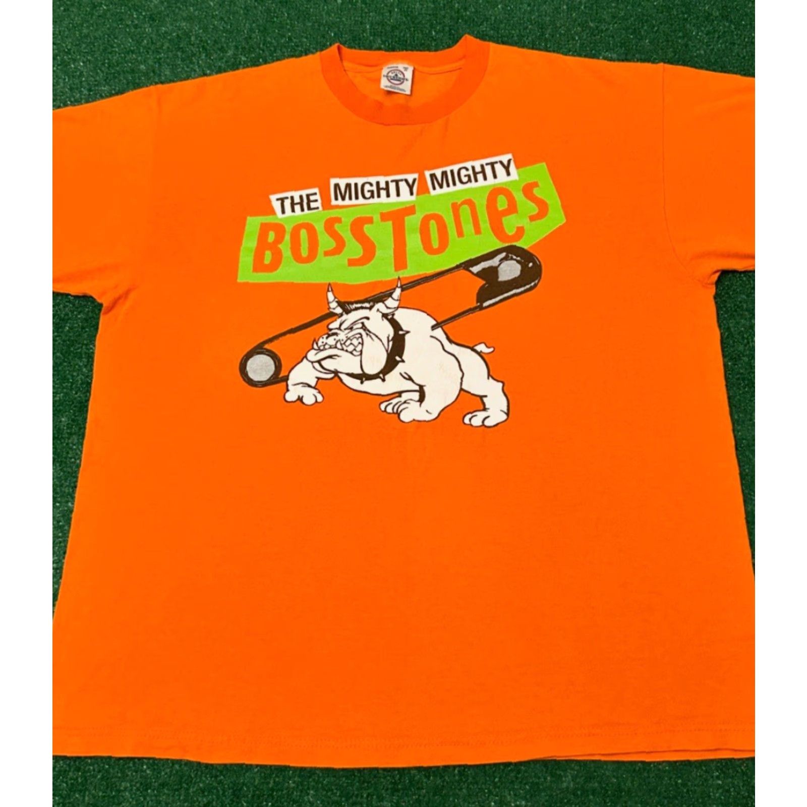 Vintage VINTAGE Mighty Mighty Bosstones Band Tee Shirt Mens XL VTG Punk Rare T-Shirt Orange 90s Rock Music Vintage Band Tee Mens XL Size US XL / EU 56 / 4 - 3 Thumbnail