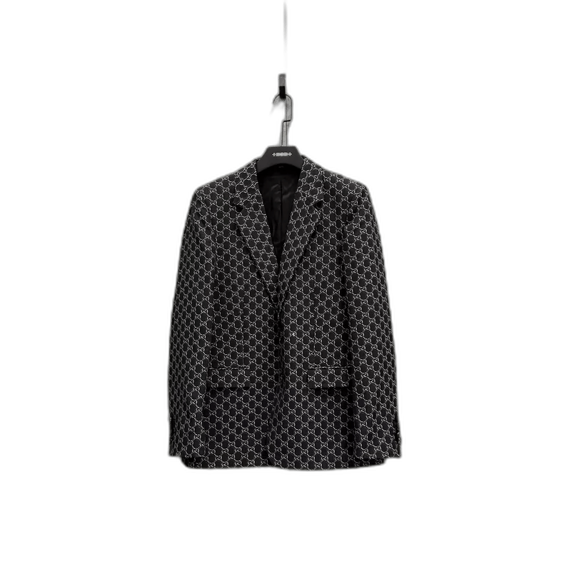 Gucci GUCCI Full Print GG Blazer Size 48 Size US M / EU 48-50 / 2 - 1 Thumbnail