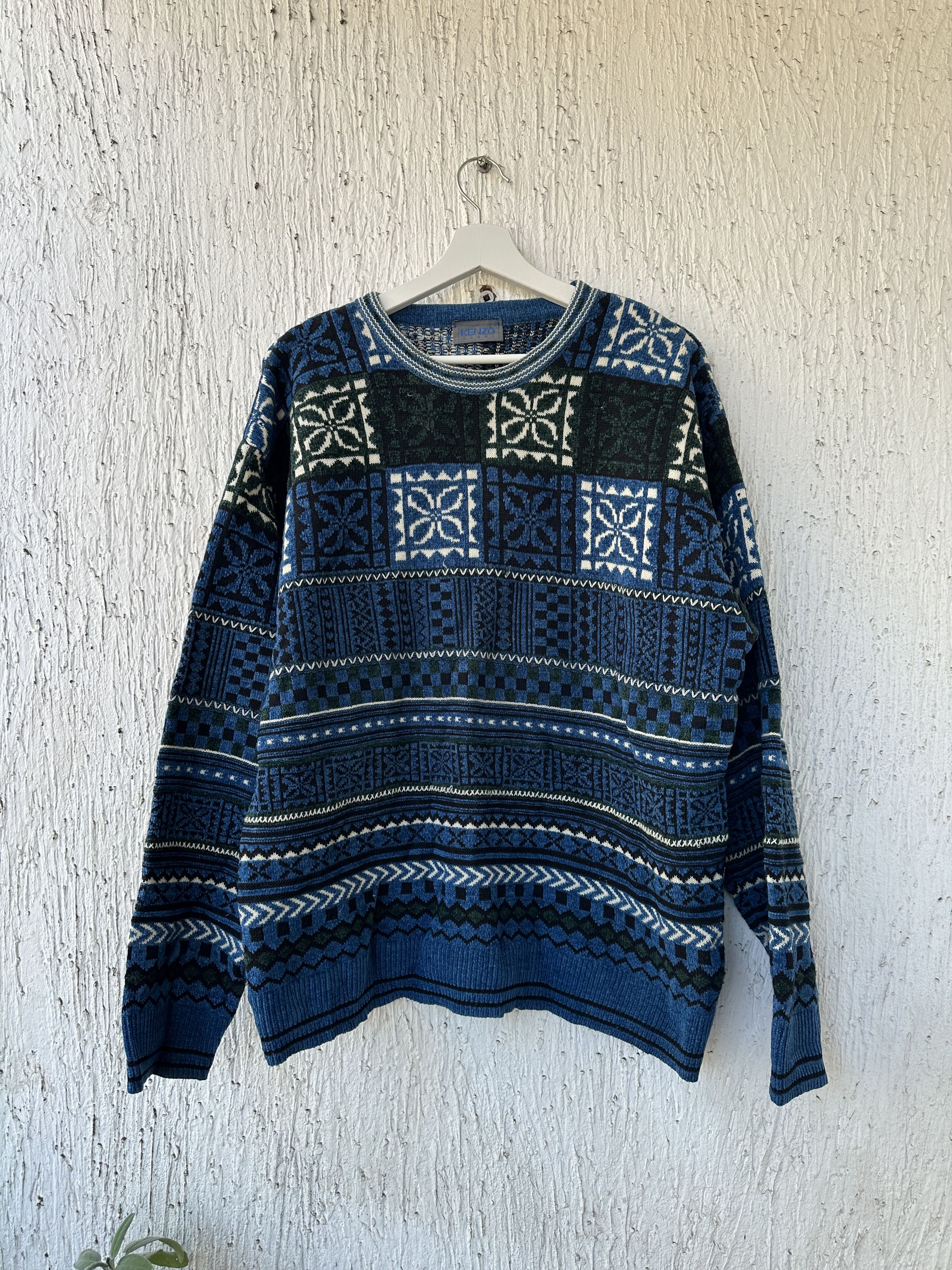 Kenzo vintage wool blend sweater Size US M / EU 48-50 / 2 - 1 Thumbnail