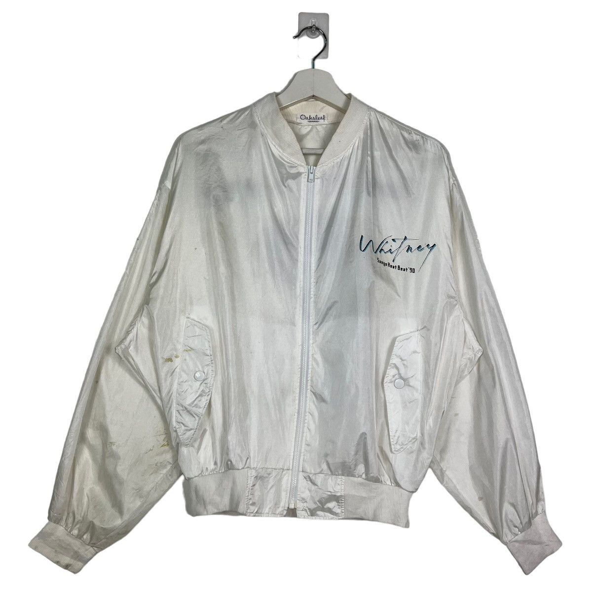 Band Tees 🔥 VINTAGE 1990 WHITNEY SANYO HEAT BEAT TOUR STAFF JACKET Size US M / EU 48-50 / 2 - 3 Thumbnail