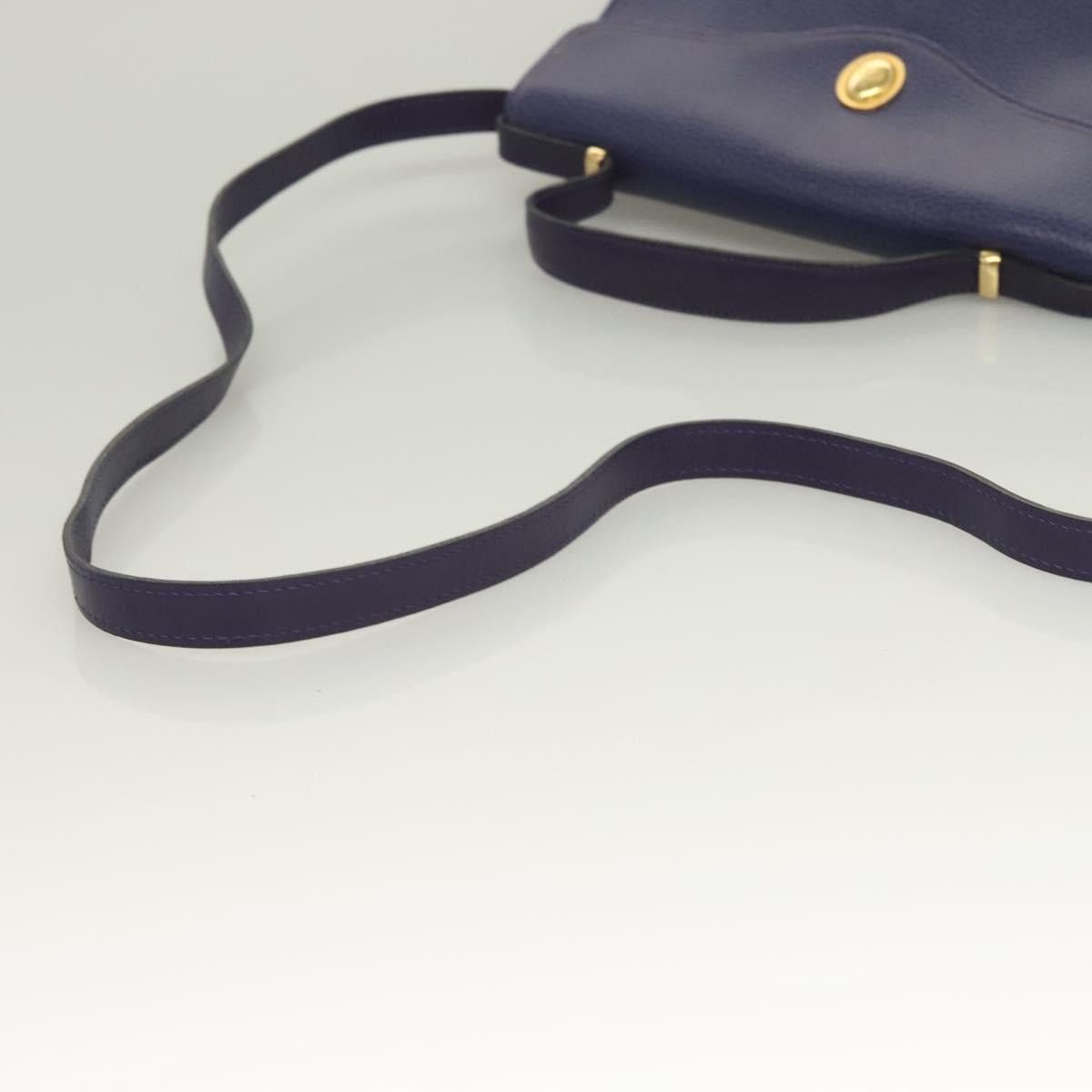 Dior DIOR Hand Bag Leather Gold Purple Gray Size ONE SIZE - 9 Thumbnail
