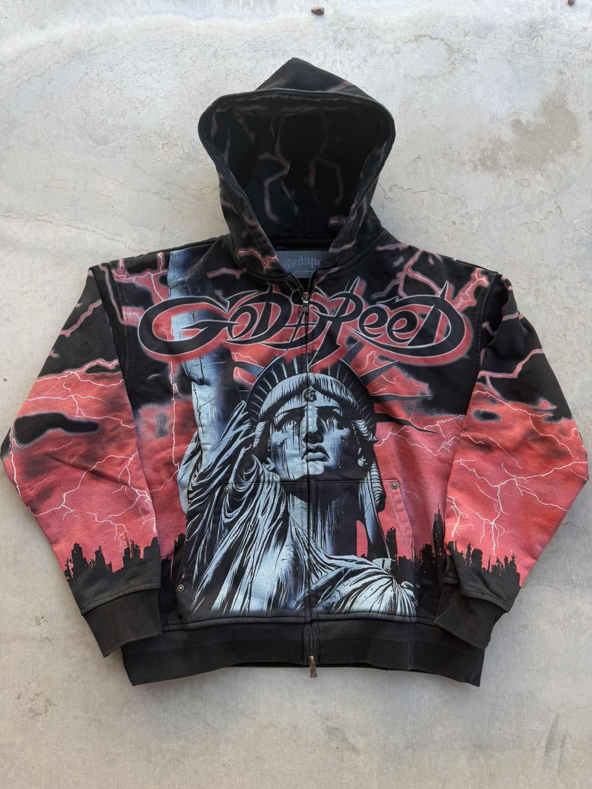 Godspeed Godspeed Voltage Zip Hoodie Red Size Medium Brand New Size US M / EU 48-50 / 2 - 1 Thumbnail