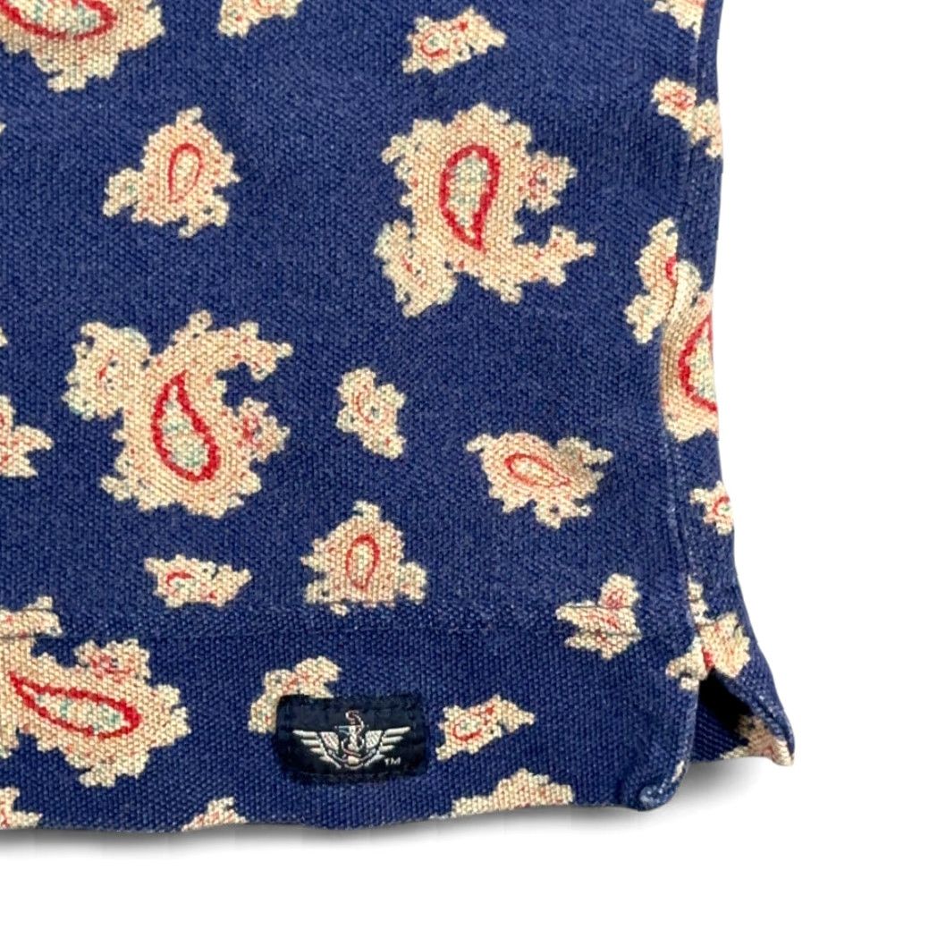 Dockers VINTAGE Dockers Polo Shirt XL Adult Blue Paisley AllOver Print 90s Shirt Mens XL Size US XL / EU 56 / 4 - 5 Thumbnail