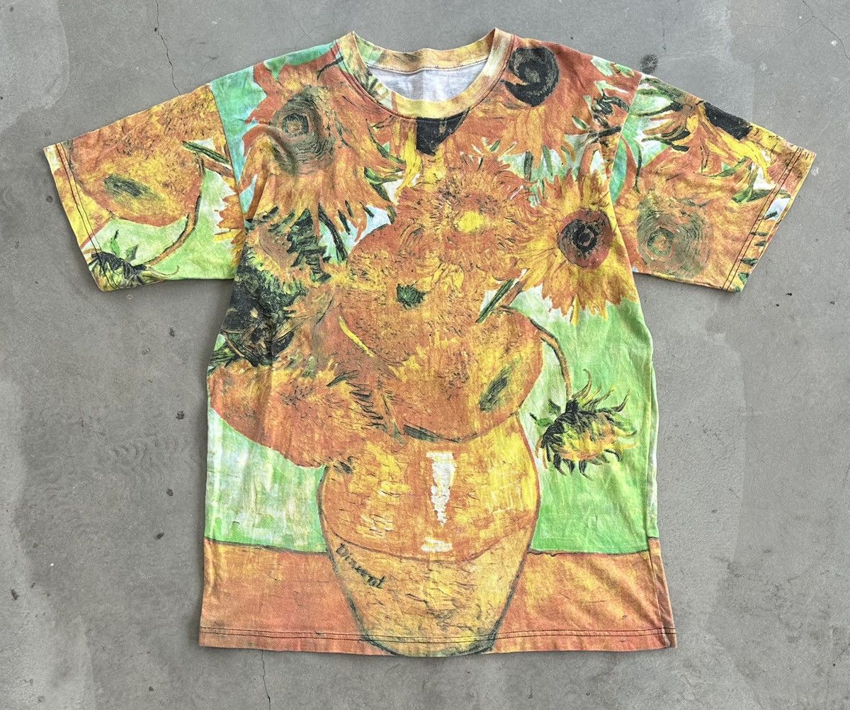 Vintage VINTAGE BOOTLEG AOP VINCENT VAN GOGH TEE Size US L / EU 52-54 / 3 - 1 Thumbnail