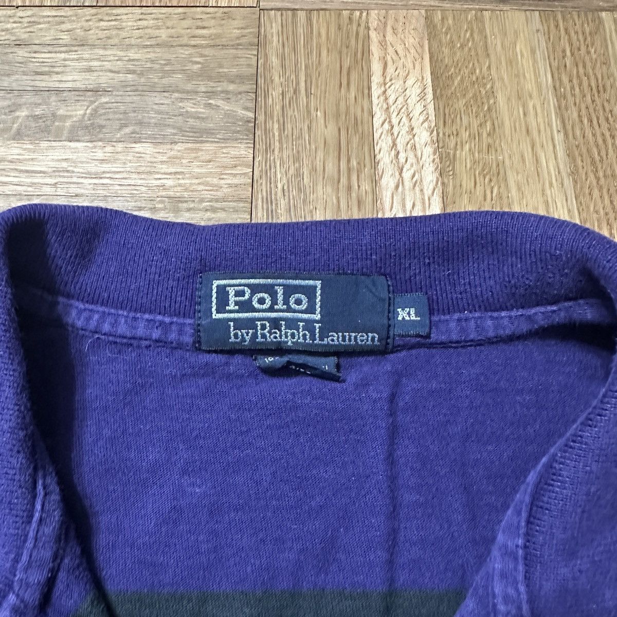 Polo Ralph Lauren Vintage Polo long sleeve striped shirt Size US XL / EU 56 / 4 - 4 Thumbnail