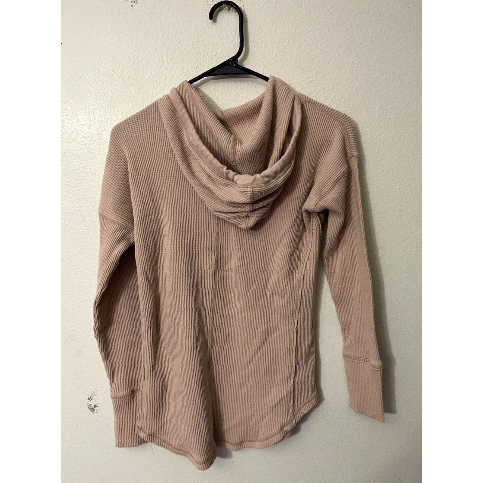 Abercrombie & Fitch VINTAGE Abercrombie & Fitch Waffle Knit Pullover Sweater Women Small Pink Knitwear 90s Size S / US 4 / IT 40 - 3 Thumbnail