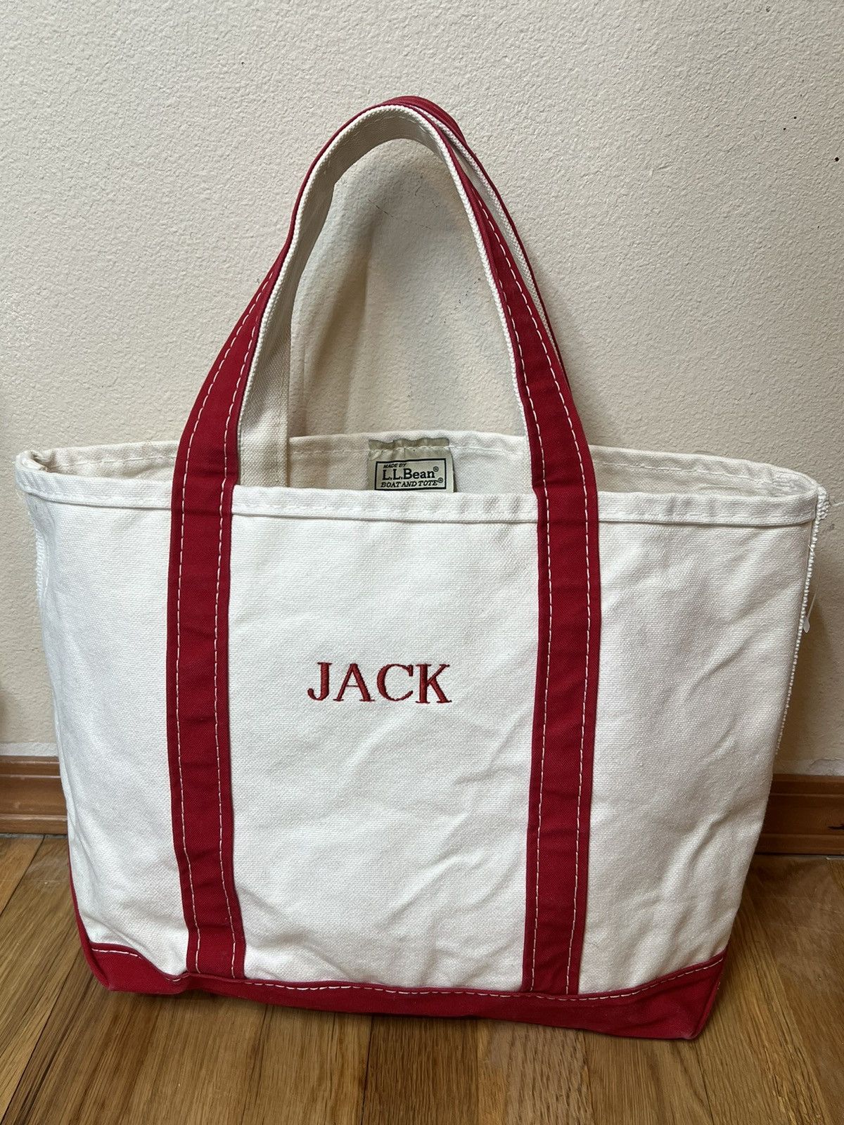 LL.Bean BOAT AND TOTE アメリカ製 L.L.Bean Boat and Tote Bag Zipper Top Medium Size 16L Slate
