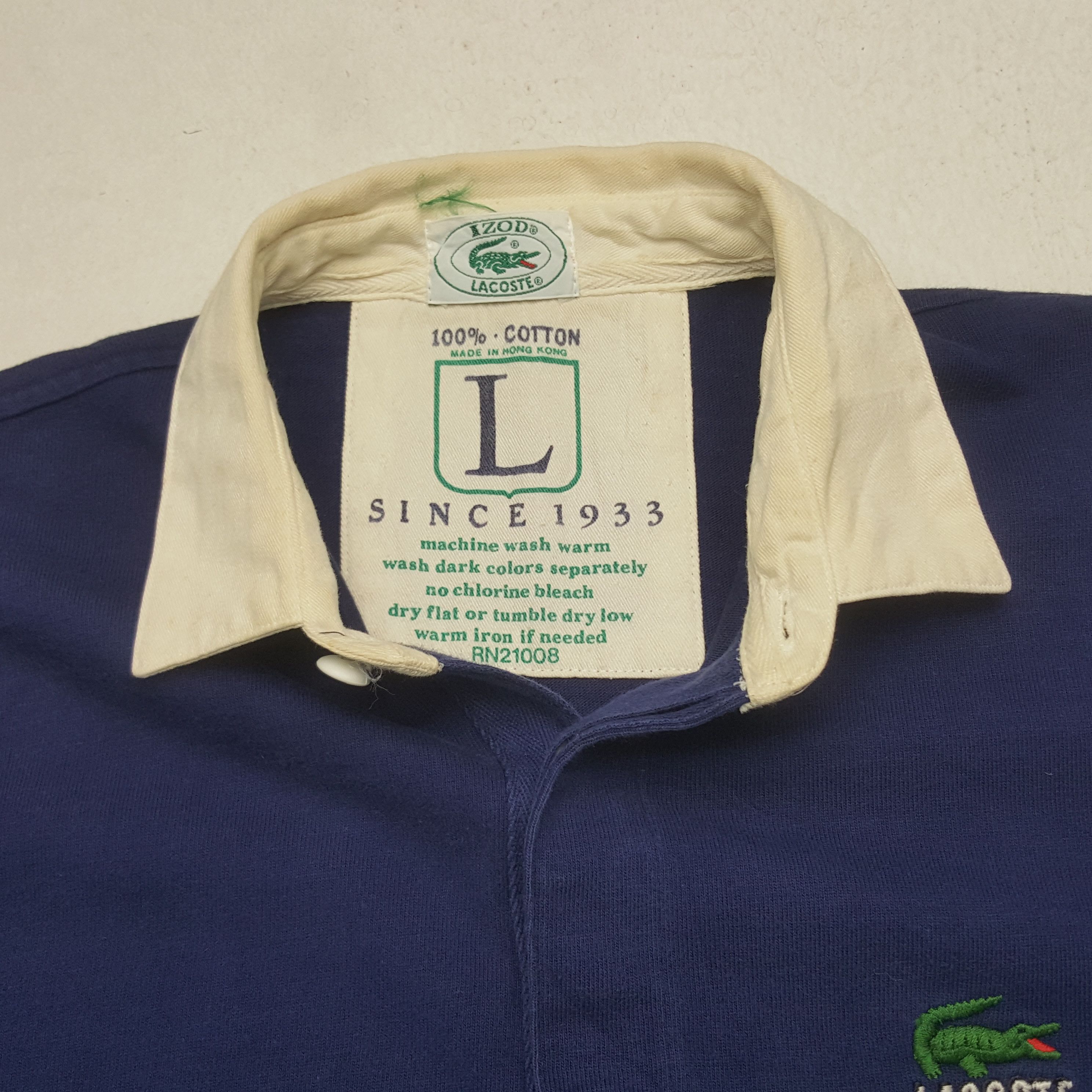 Lacoste Vintage Lacoste Sport Style Rugby Polos RR2 Size US S / EU 44-46 / 1 - 4 Thumbnail
