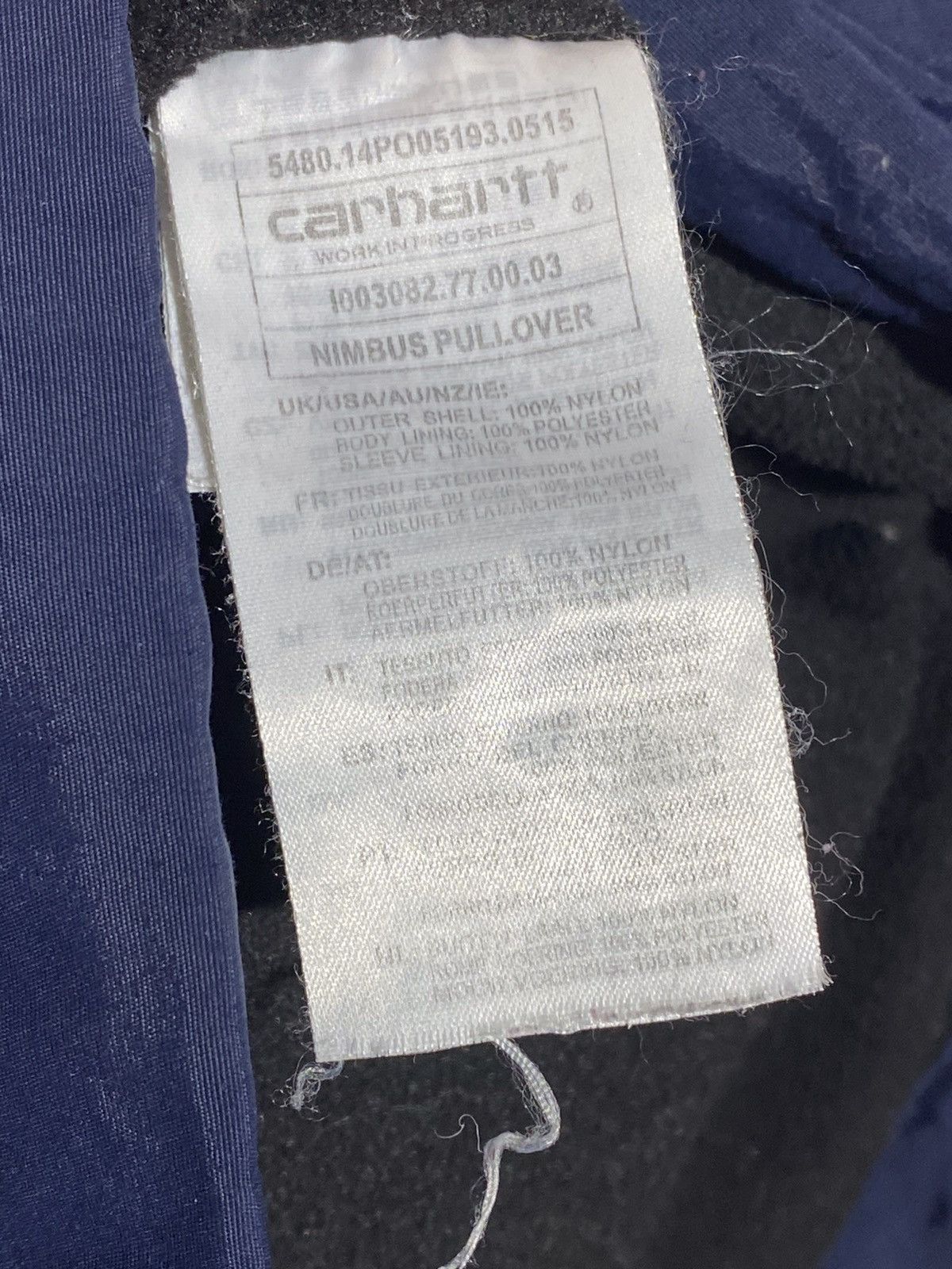 Carhartt 🔥 CARHARTT NIMBUS PULLOVER HOODED JACKET WIP TECH VIBES Size US S / EU 44-46 / 1 - 14 Thumbnail