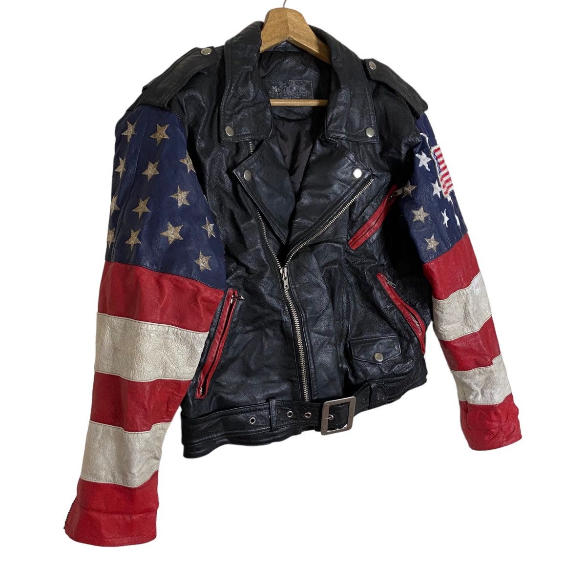 Harley Davidson × Vintage Vintage USA Flag Embroidered Patches Rockabilly Motorcycle Size M / US 6-8 / IT 42-44 - 4 Thumbnail