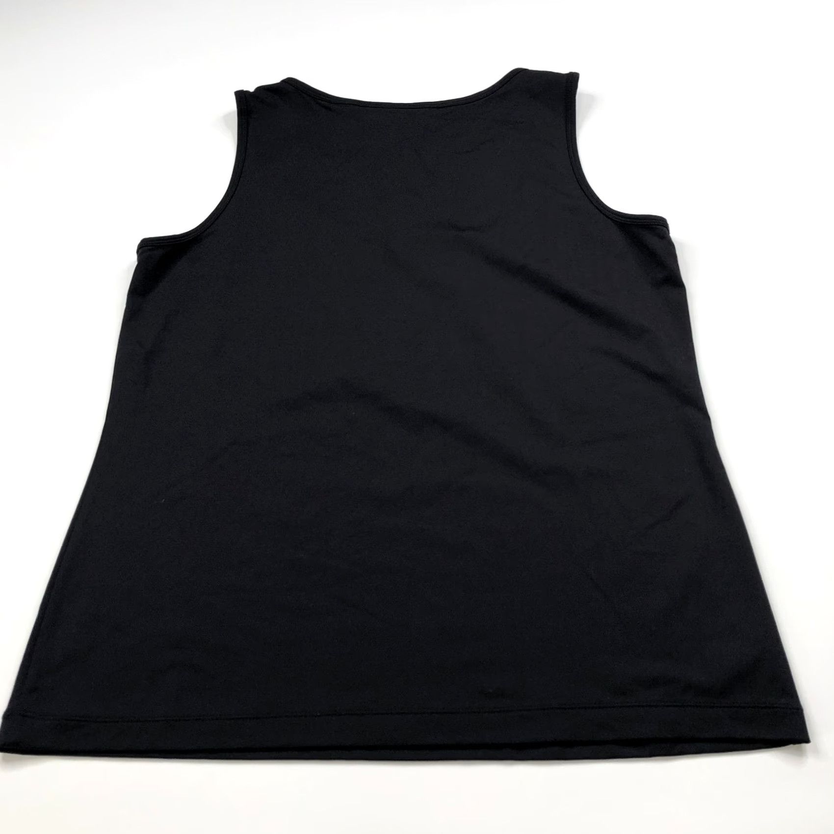 Vintage Chico's Tank Top Blouse Black MINT Nylon Spandex Pullover Sleeveless Round Neck 2 Lace Basic Casual Womens Size XS / US 0-2 / IT 36-38 - 6 Thumbnail