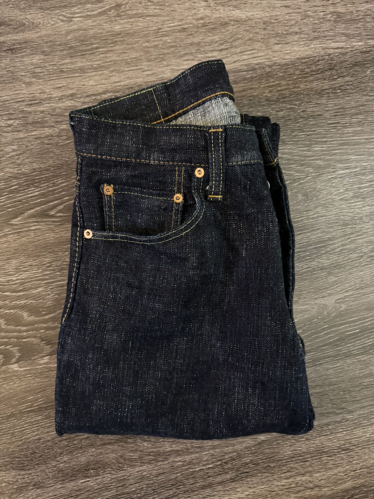 Pure Blue Japan Pure Blue Japan Denim WSB-003 “Double Slub” Selvedge Jeans Size US 32 / EU 48 - 4 Thumbnail