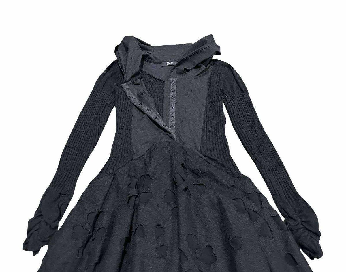 Japanese Brand 🔥Rare Japanese Y2K Esensation Goth Dress Wool Ribbed Knit Size M / US 6-8 / IT 42-44 - 4 Thumbnail