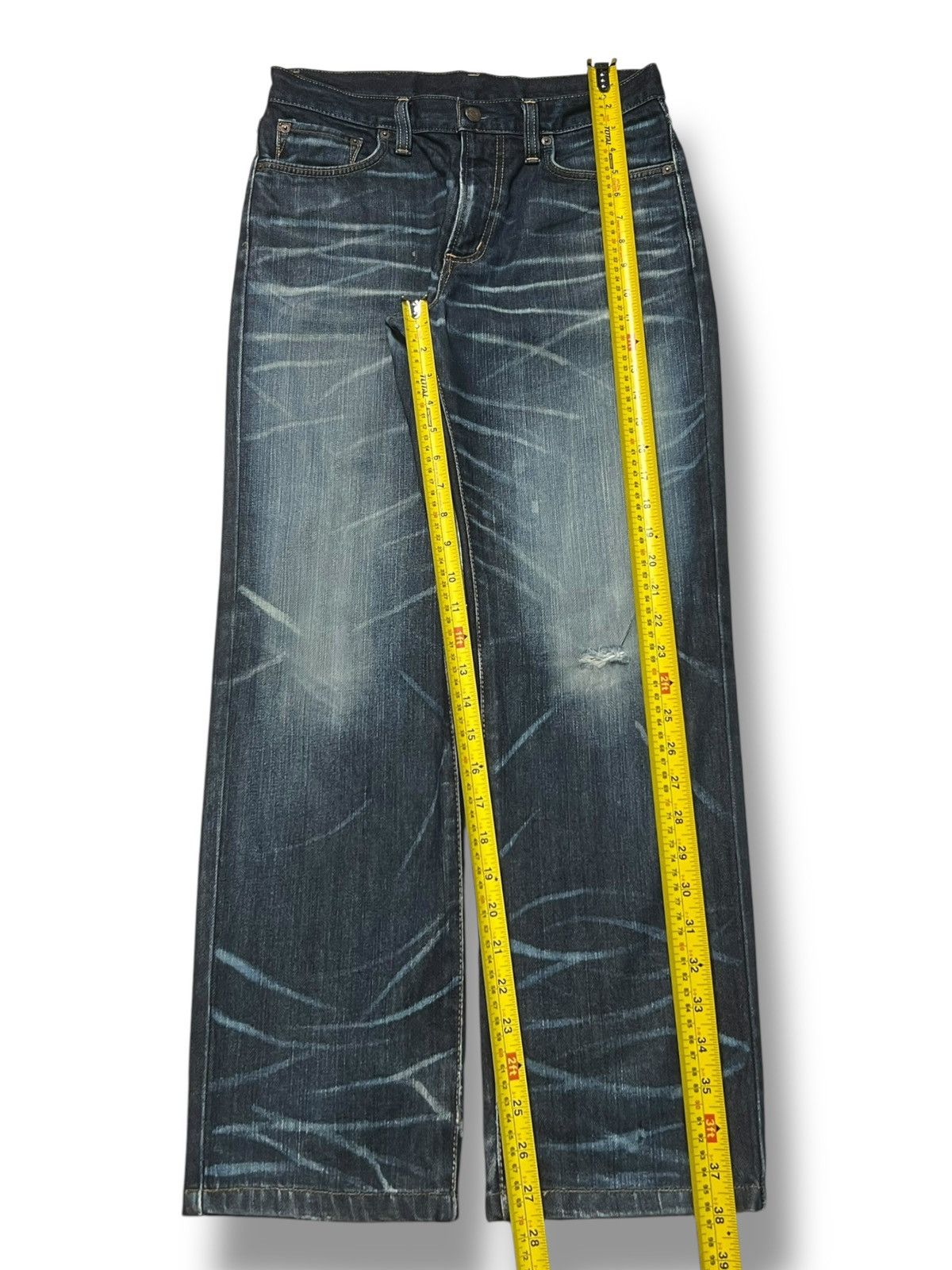 Edwin Vintage Edwin 403 Japan - Faded Whisker Wash Jeans Size US 32 / EU 48 - 15 Thumbnail