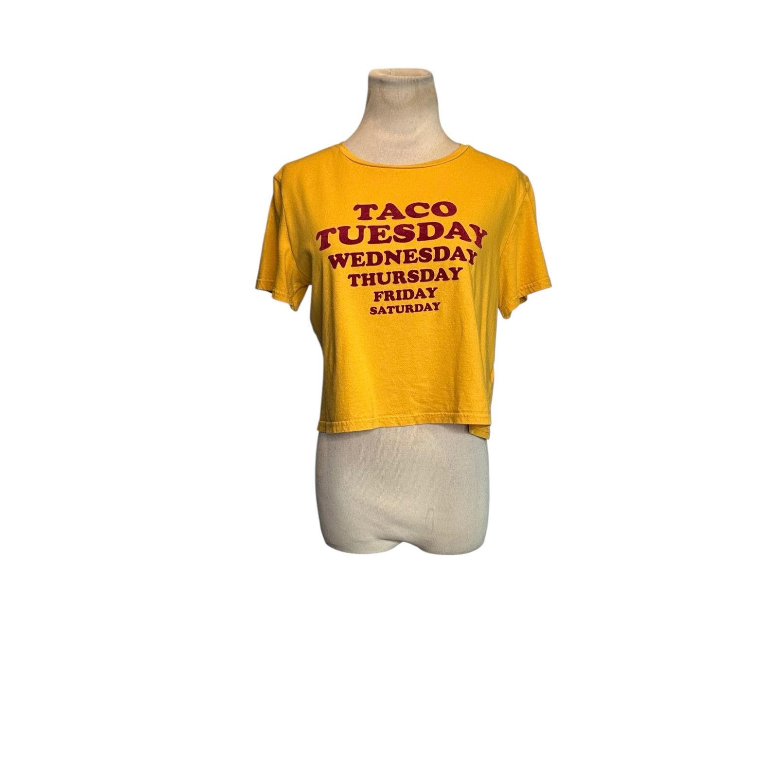MINKPINK Minkpink yellow mustard Taco Tuesday graphic tee size Small Size S / US 4 / IT 40 - 7 Thumbnail