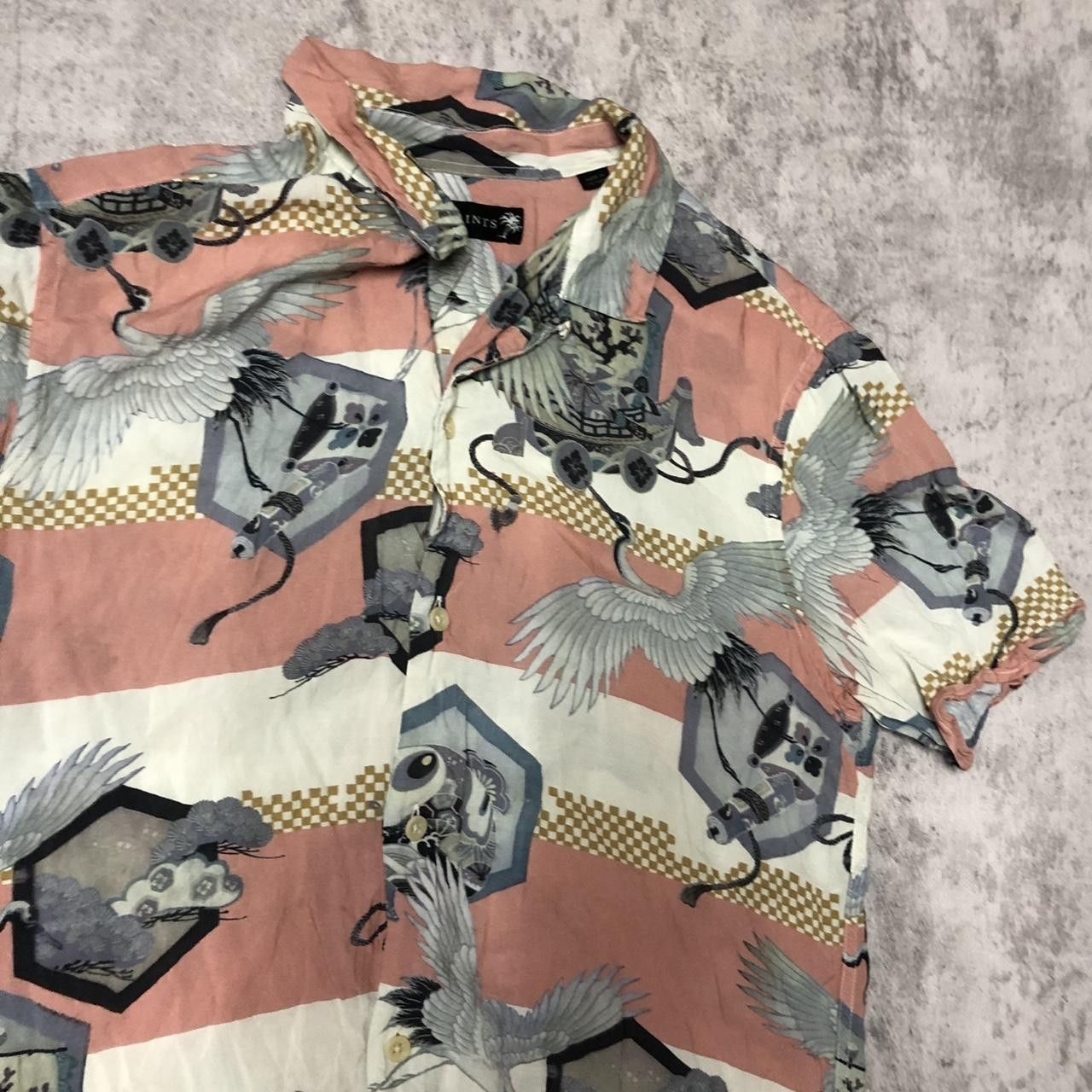 Other AllSaints pink and white bird shirt Size US S / EU 44-46 / 1 - 2 Thumbnail