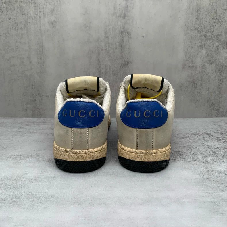 Gucci GUCCI Red Blue Double G Sneakers Size 35.5-2505 Size US 7 / IT 37 - 5 Thumbnail
