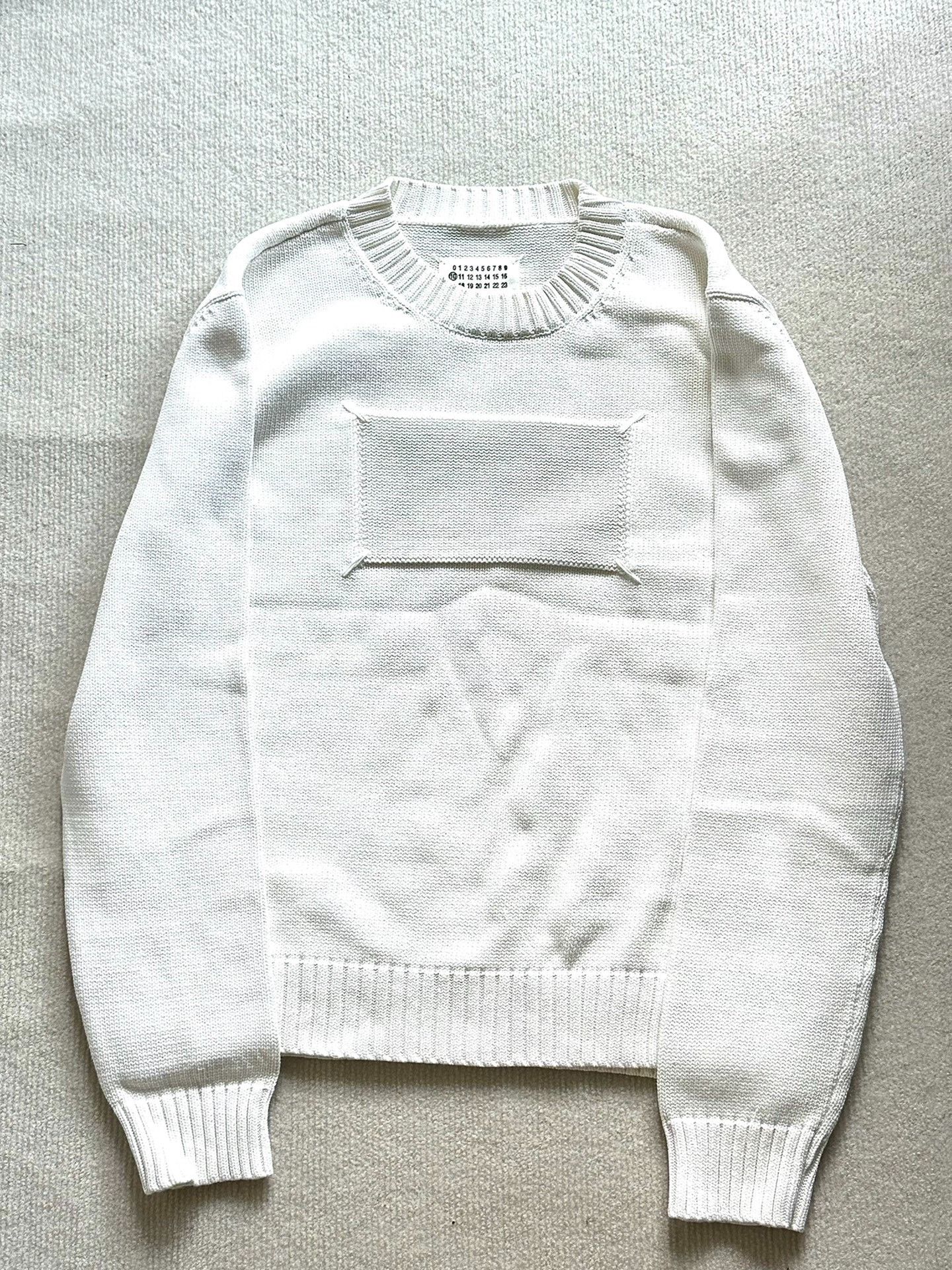 Maison Margiela Maison Margiela Classic stitching logo threaded sweater 25 Size US L / EU 52-54 / 3 - 1 Thumbnail