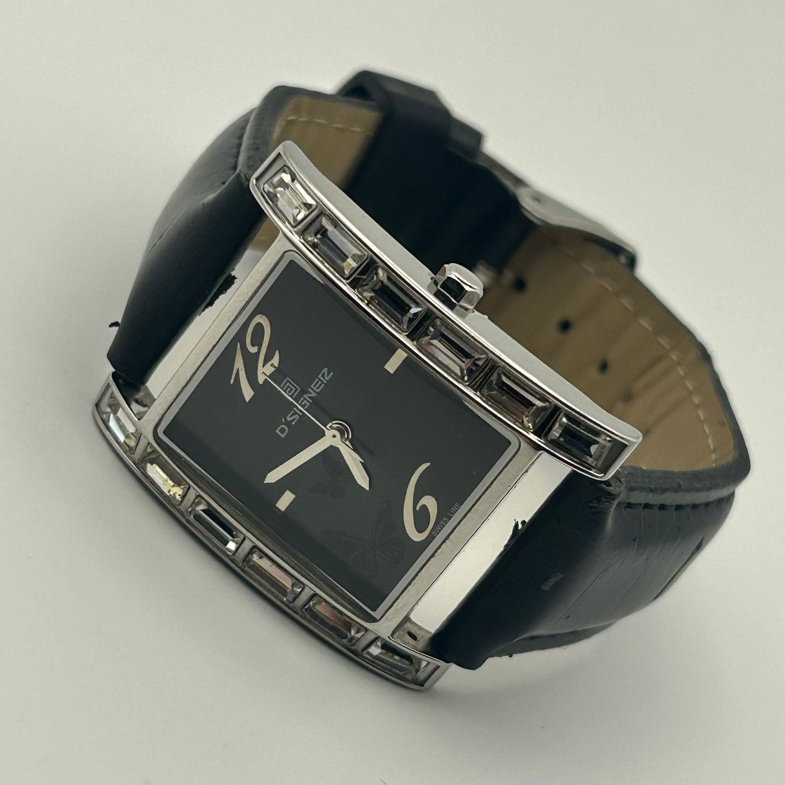 Other D'signer 469GL Black Butterfly Print Dial Women’s Watch Size ONE SIZE - 4 Thumbnail