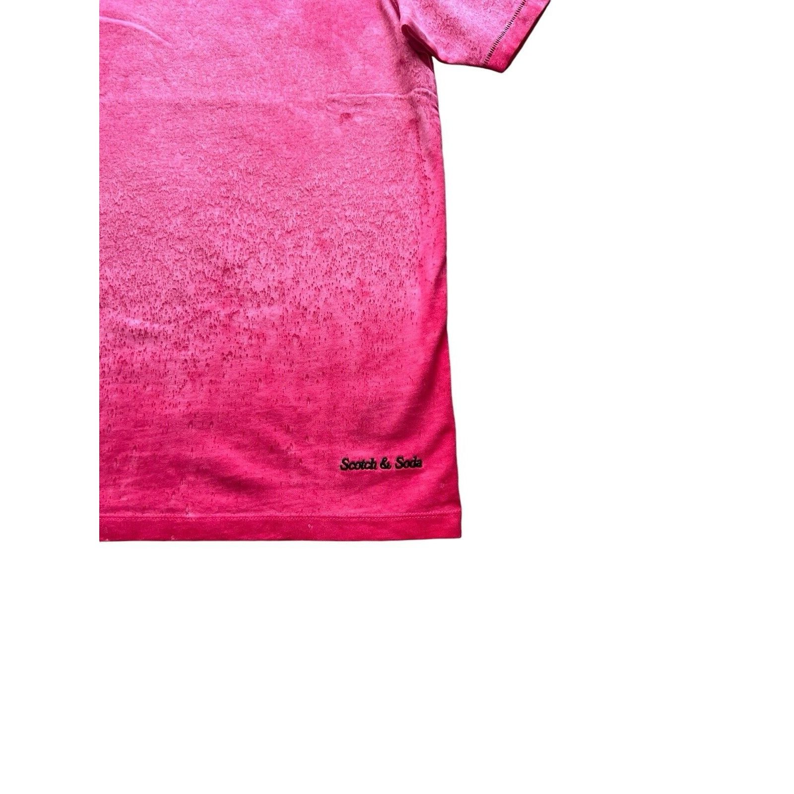 Scotch & Soda Scotch & Soda Mens Oil Dye T-Shirt Dark Pink $88 Size M Size US M / EU 48-50 / 2 - 2 Thumbnail