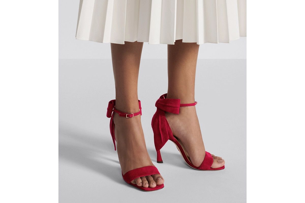 Dior o1bcso1str0225 Heeled Sandal in Red Size US 9 / IT 39 - 6 Thumbnail