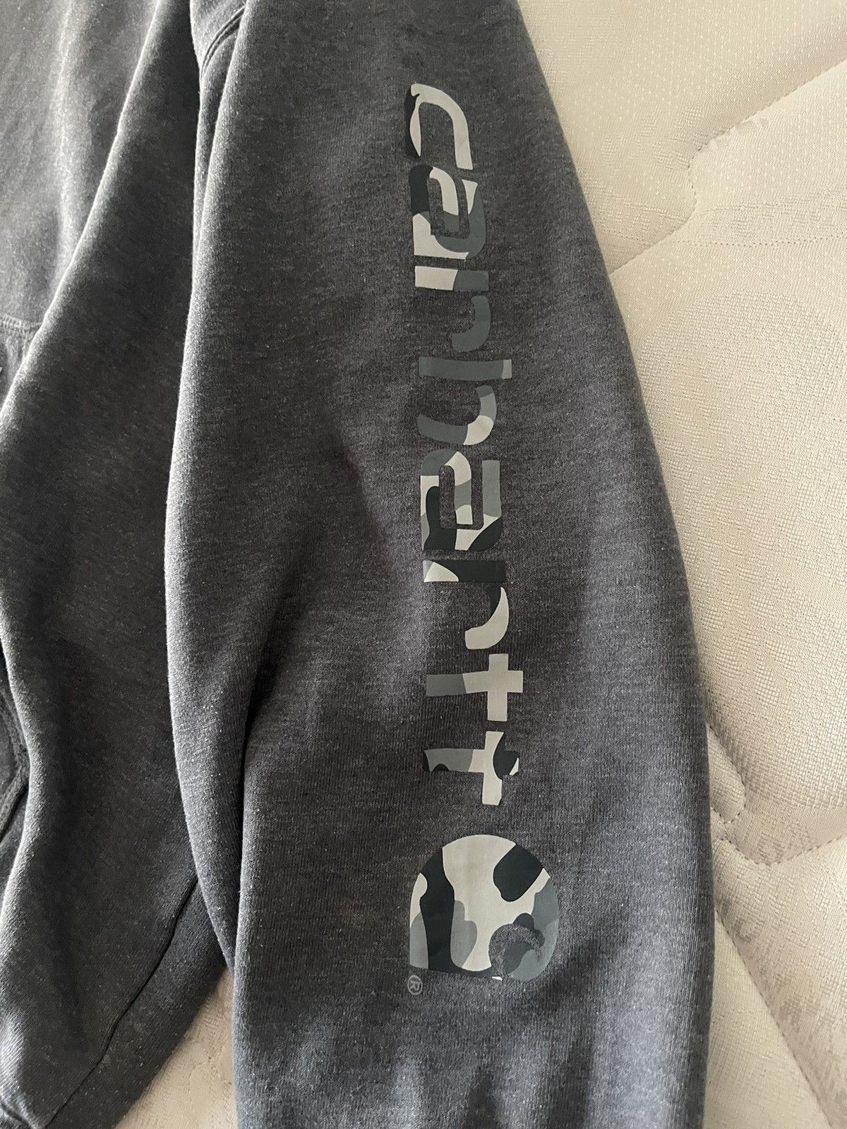 Carhartt Carhartt Hoodie Spellout Camo Size US XL / EU 56 / 4 - 4 Thumbnail