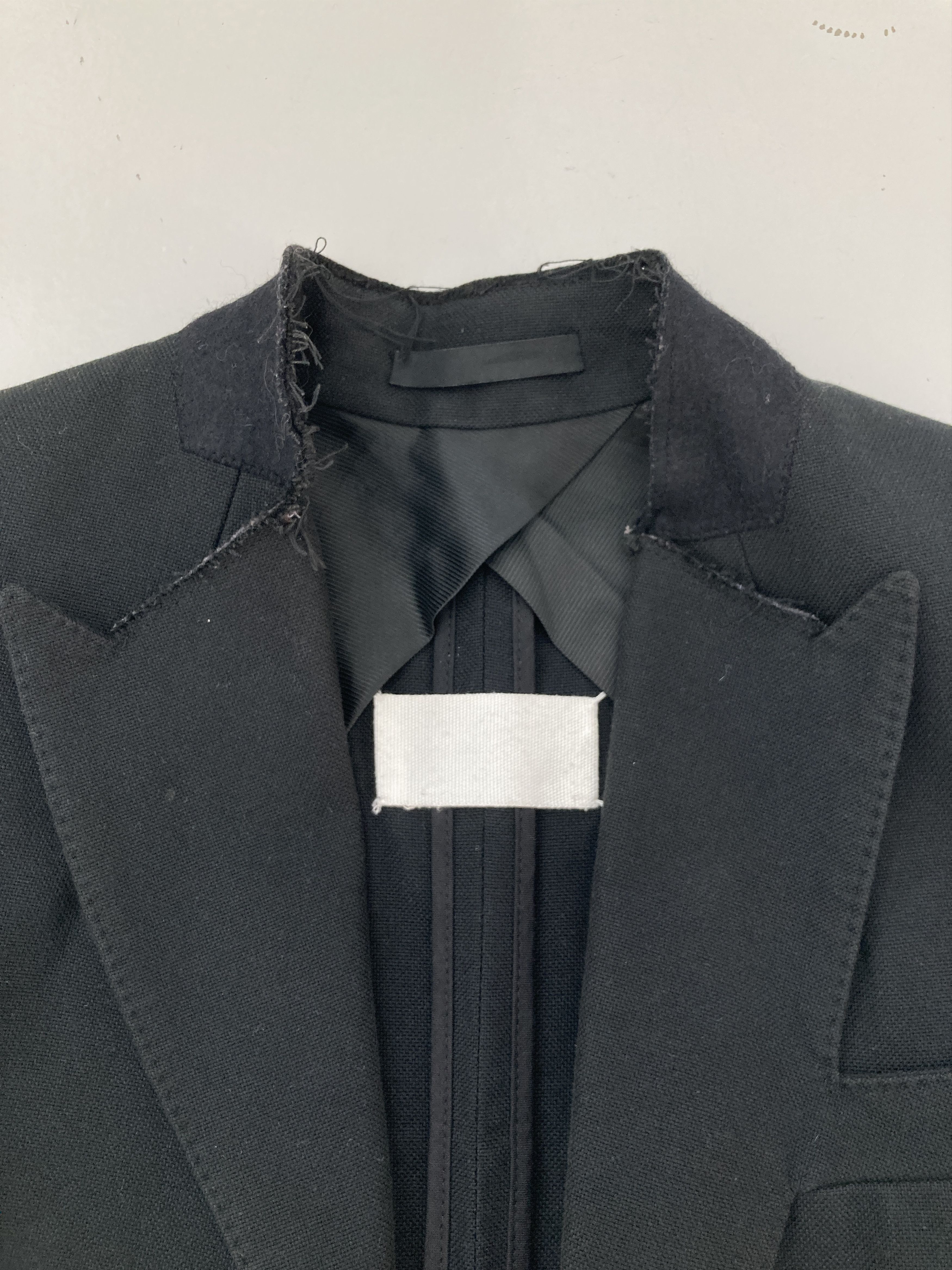 Maison Margiela SS2003 Cut Off Collar Blazer Jacket Size XS / US 0-2 / IT 36-38 - 10 Thumbnail