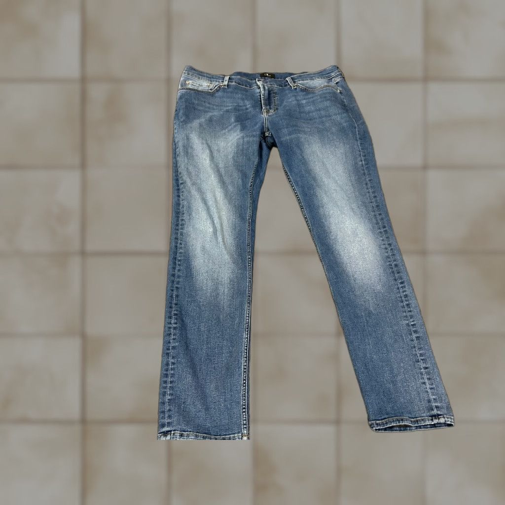 7 For All Mankind 7 For All Mankind Jeans Mens 38x31 Straight Denim Blue 7 For All Mankind Jeans 5-Pocket Regular Size 38 Blue Denim Size US 38 / EU 54 - 1 Thumbnail