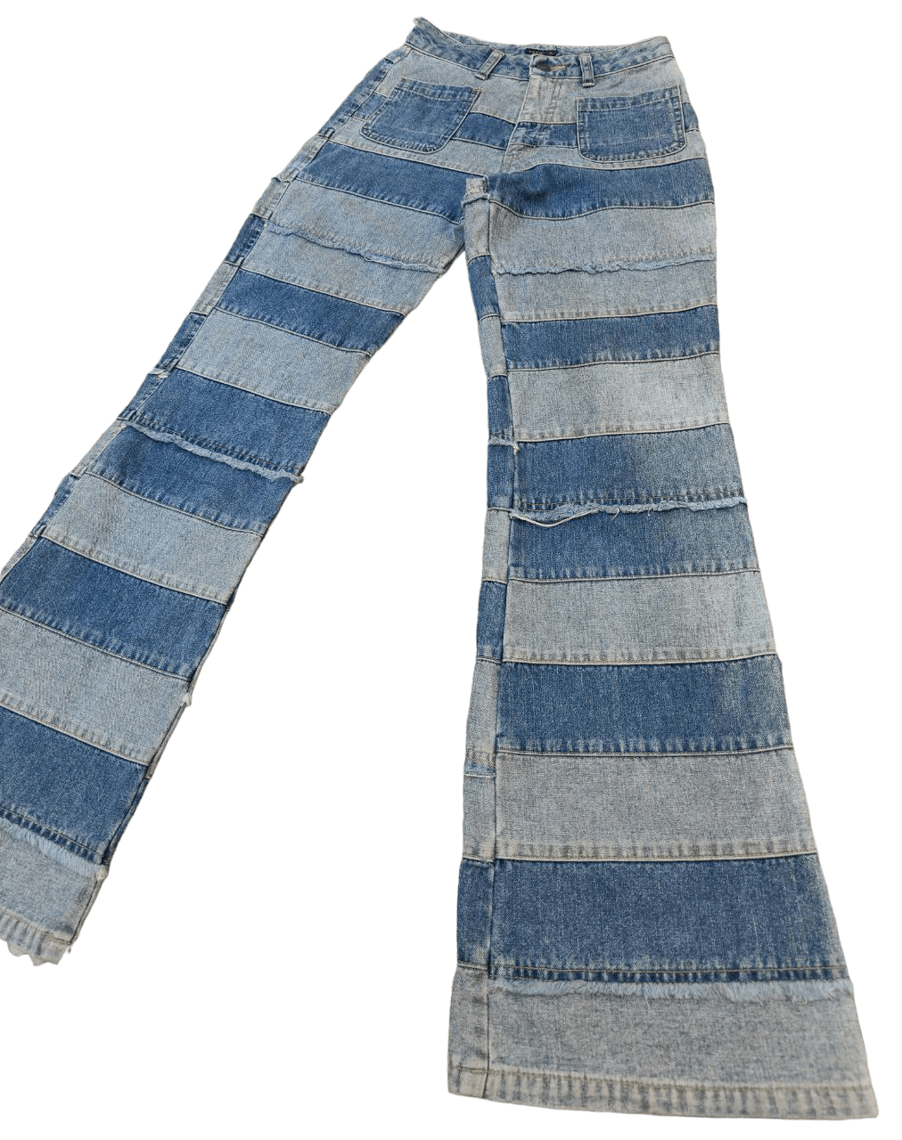 Japanese Brand Japanese Seawind Reconstructed Flare Denim Size 25" / US 0 / IT 36 - 1 Thumbnail