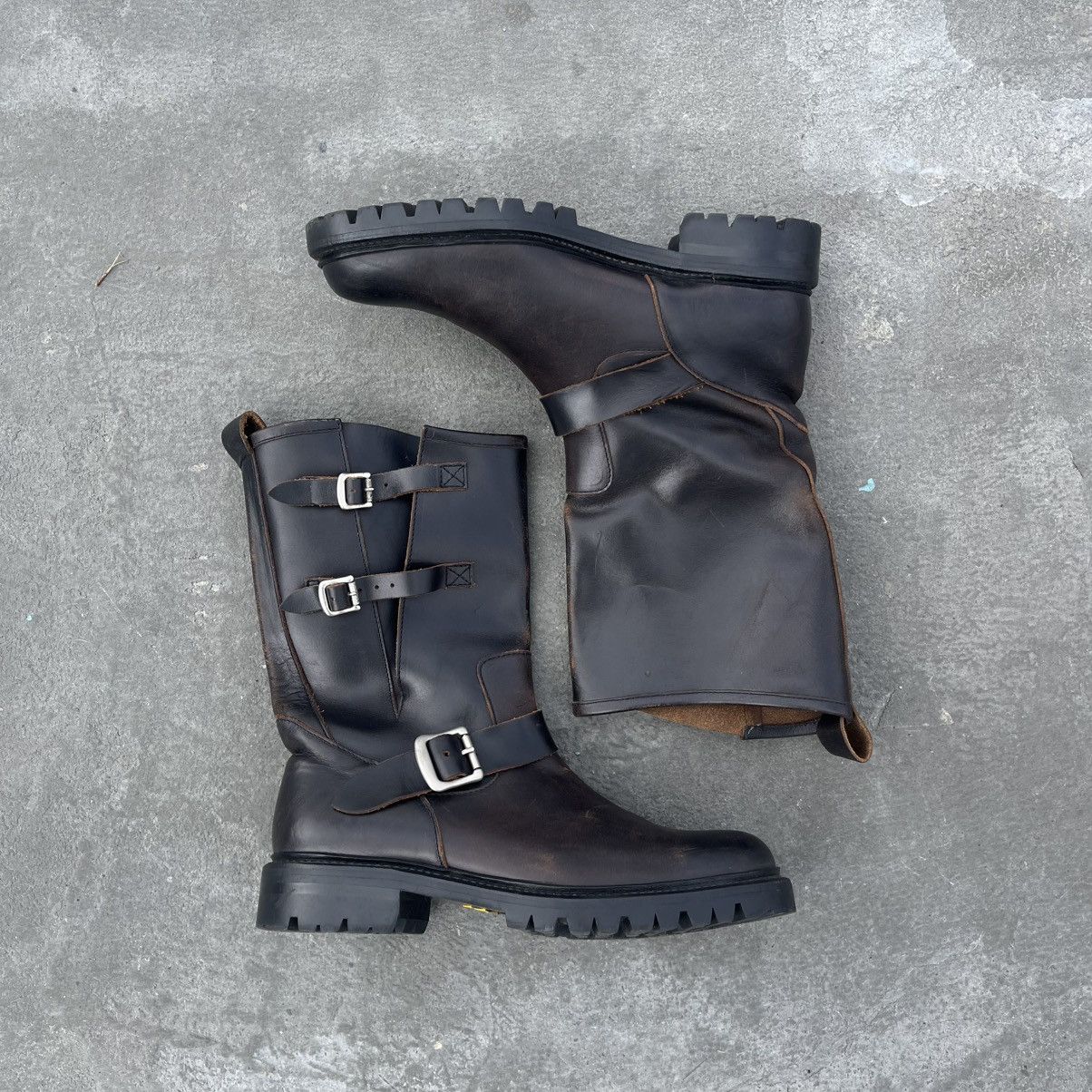 Y's Yohji Yamamoto Y’s Red Label Engineer Belted Buckle Boots Size US 8 / EU 41 - 3 Thumbnail