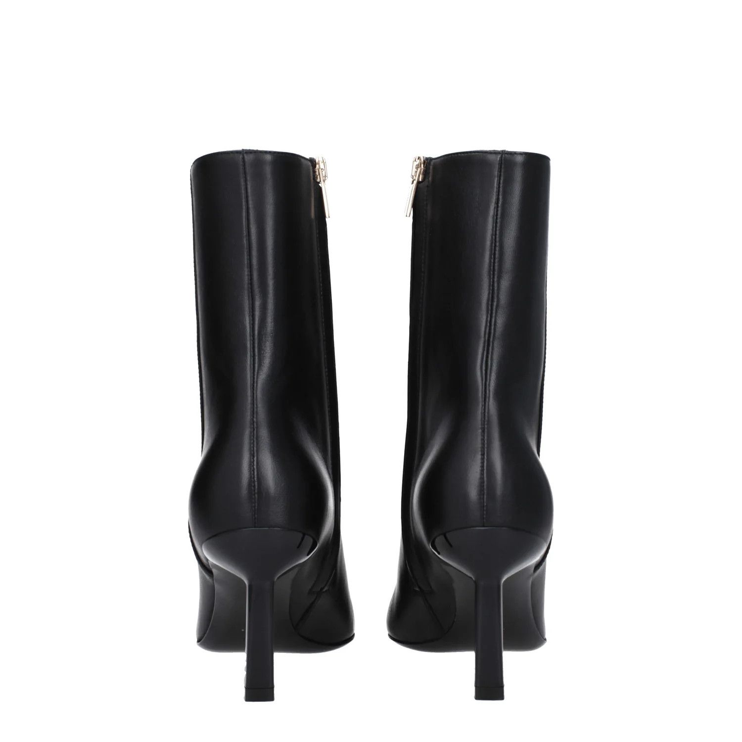 Salvatore Ferragamo o1s1rm0824 Amelia Leather Boots in Black Size US 8.5 / IT 38.5 - 5 Thumbnail