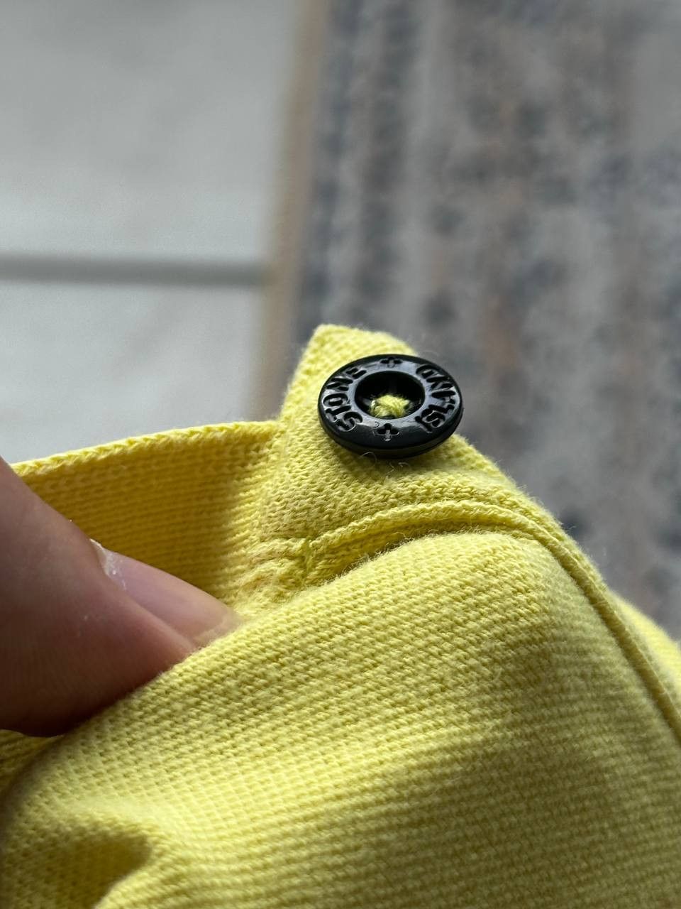Stone Island Stone Island Junior 8 Years Yellow Patch Program Polo Size US XXS / EU 40 - 8 Thumbnail