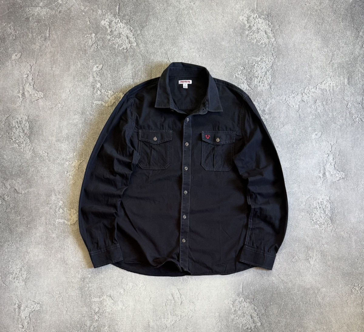 True Religion True Religion L/size UTLTY shirt button up long sleeve LGB Size US L / EU 52-54 / 3 - 1 Thumbnail