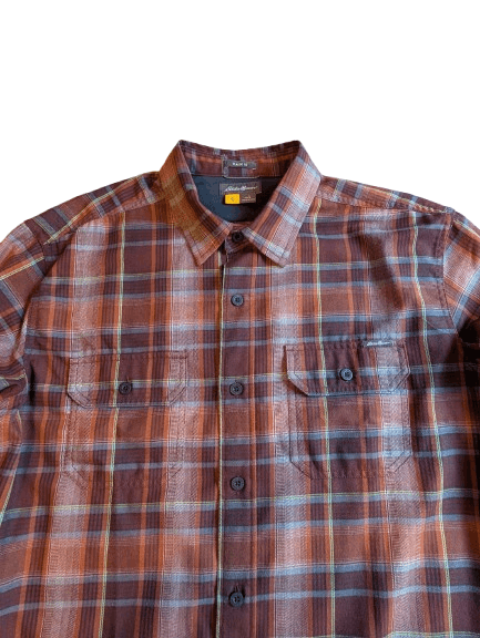 Eddie Bauer Eddie Bauer plaid flannel shirt size L Size US L / EU 52-54 / 3 - 3 Thumbnail