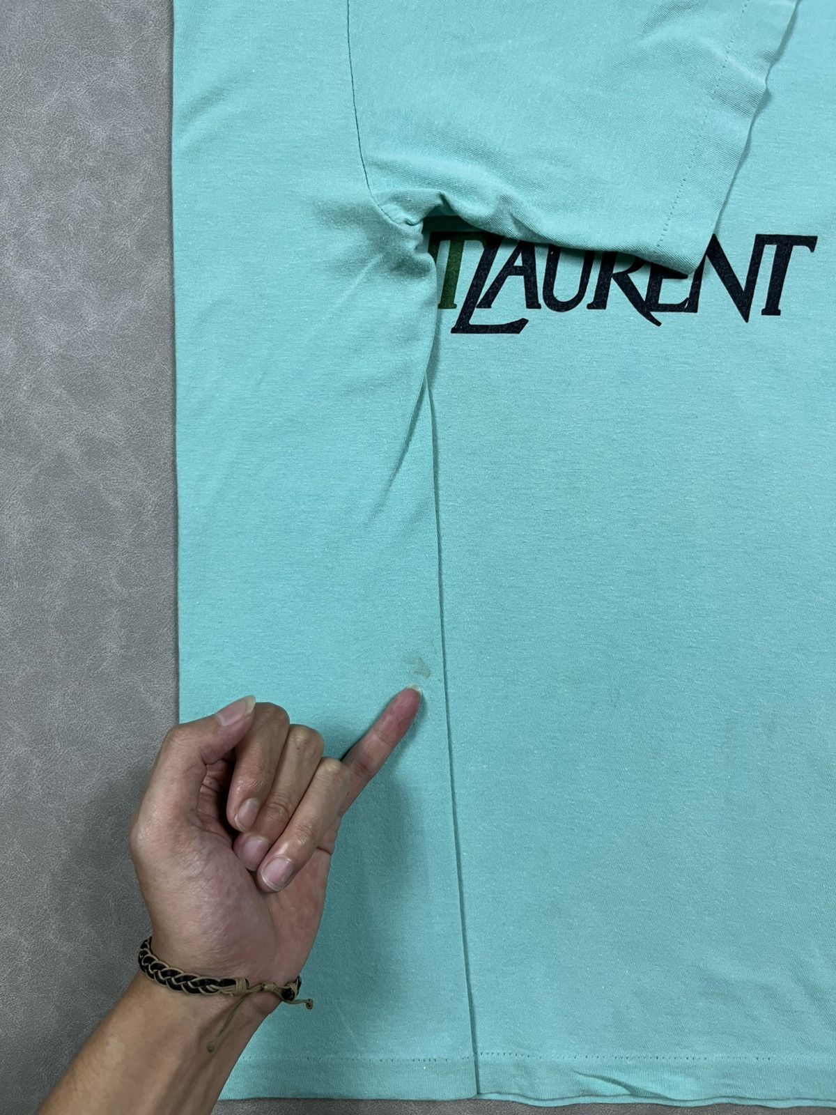 Yves Saint Laurent 90s YSL big logo tee Size US M / EU 48-50 / 2 - 12 Thumbnail