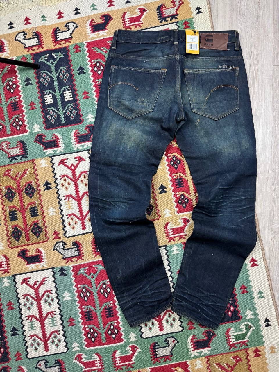 G-Star × Japanese Brand NEW!!! G Star 3301 Faded Distressed Rare Jeans Size US 33 - 10 Thumbnail