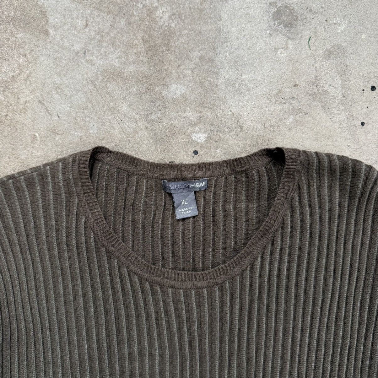 Seditionaries Y2K H&M LOGG Archive Striped Slim FIt Long Sleeve Opium Size US XL / EU 56 / 4 - 5 Thumbnail