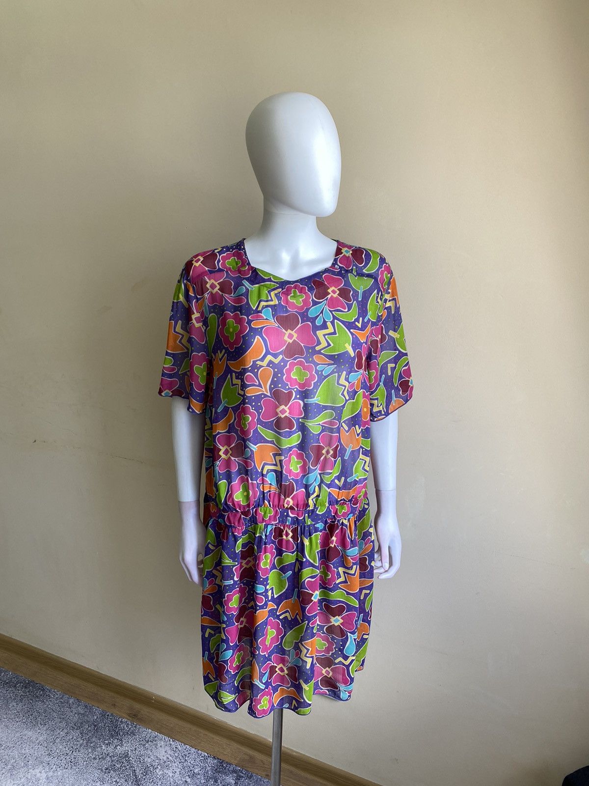 Gudrun Sjoden Gudrun Sjoden Multicolor Floral Knee Length Dress Size M Size M / US 6-8 / IT 42-44 - 2 Thumbnail