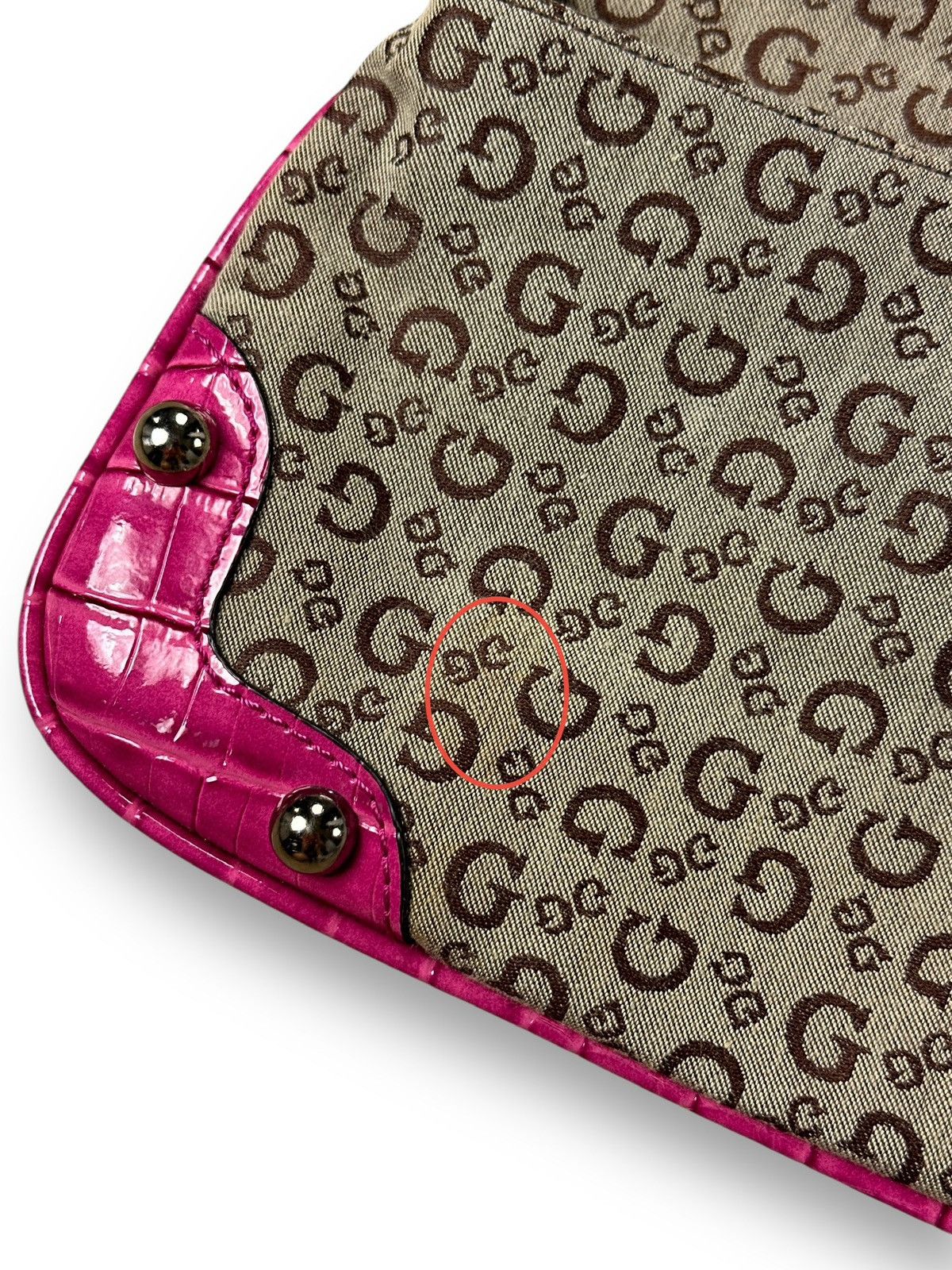 Guess Vintage Y2K Guess Monogram Retro Avant Garde Shoulder Bag Size ONE SIZE - 11 Thumbnail