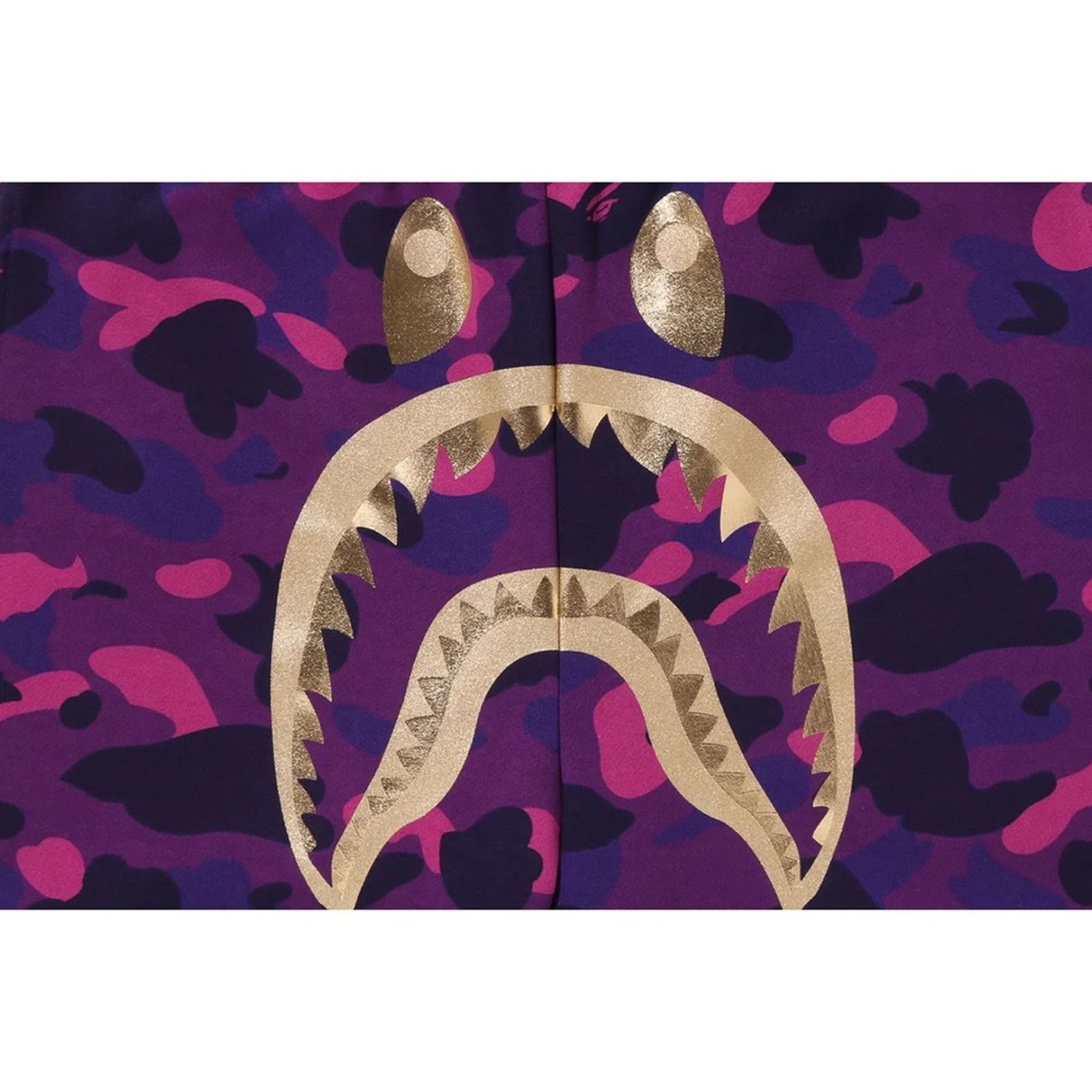 Bape Bape Purple Color Camo Shark Sweat Pants Men’s Med New Size US 34 / EU 50 - 4 Thumbnail