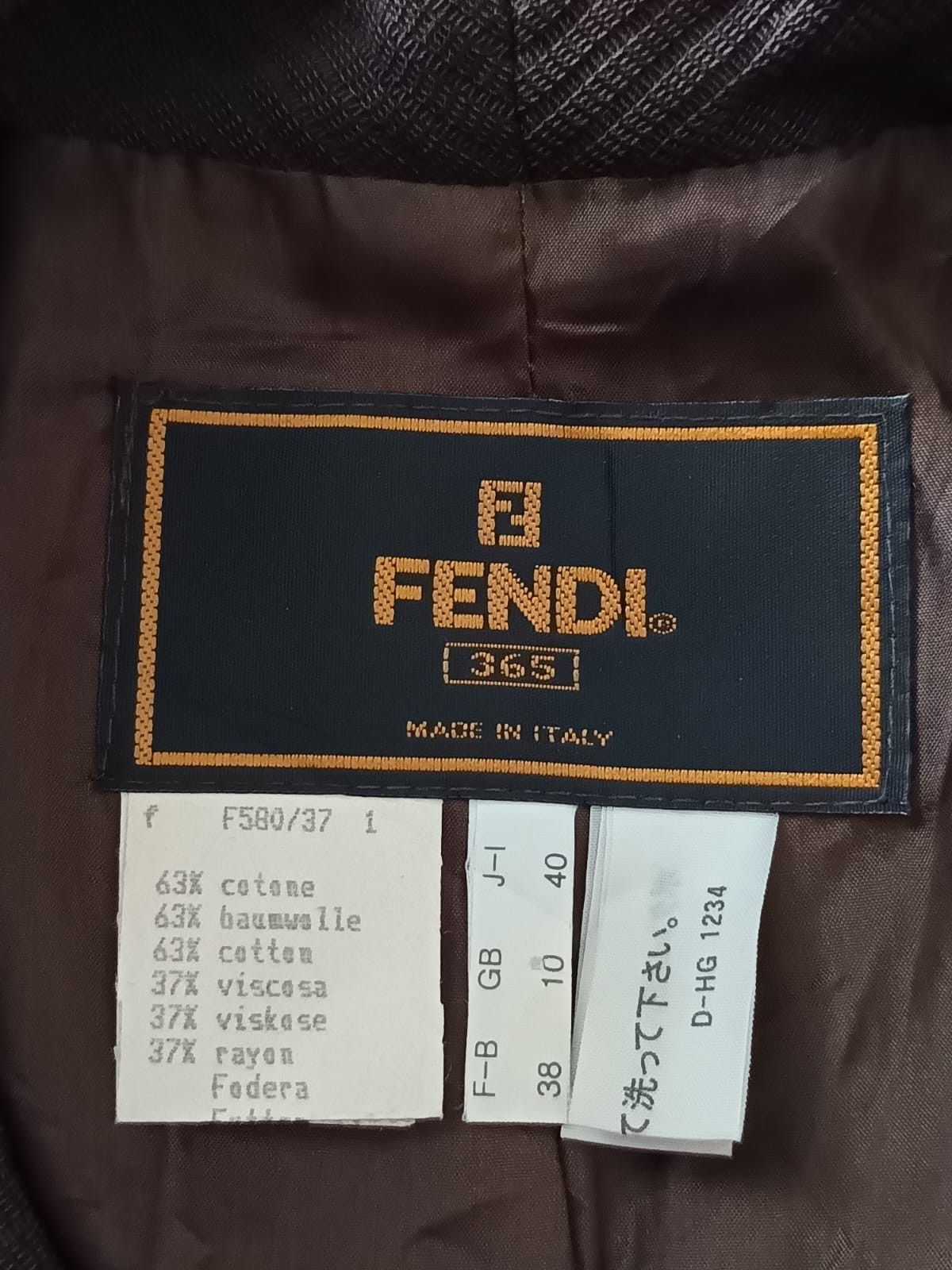 Fendi Vintage blazer Size XS / US 0-2 / IT 36-38 - 3 Thumbnail