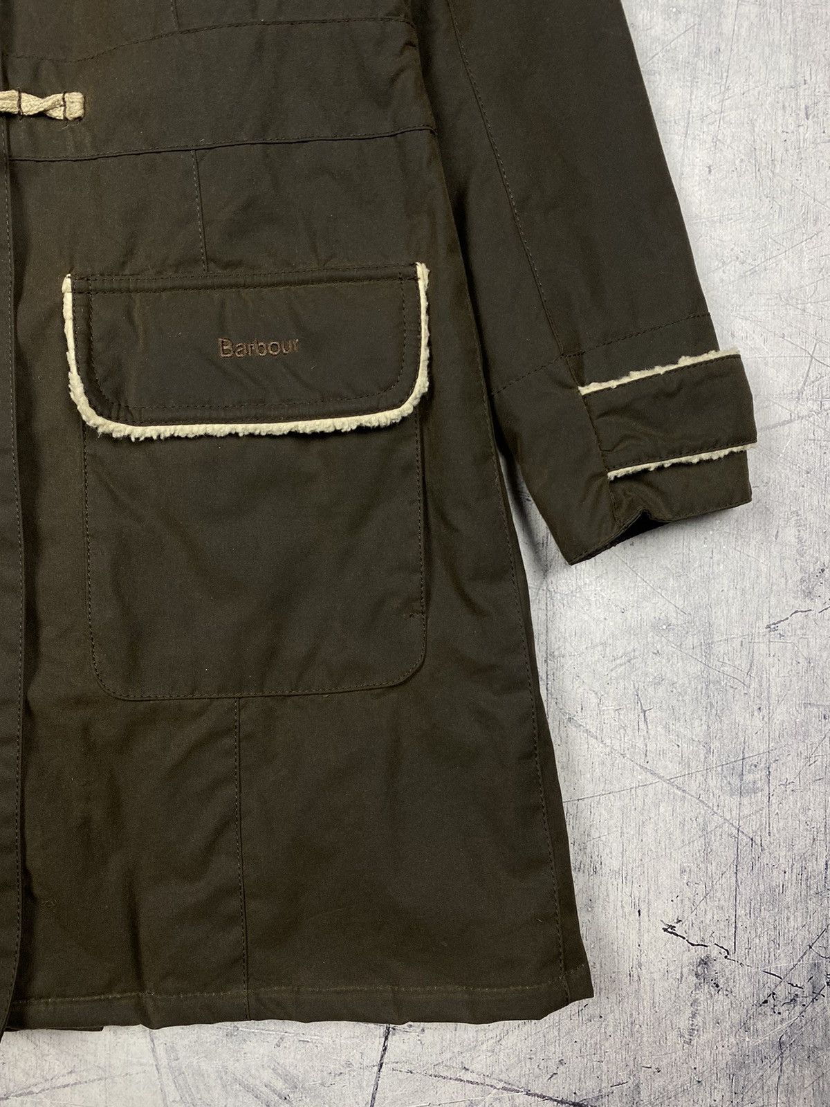 Barbour Vintage Barbour Uplands Duffle Wax Tartan Coat Jacket Size M / US 6-8 / IT 42-44 - 4 Thumbnail