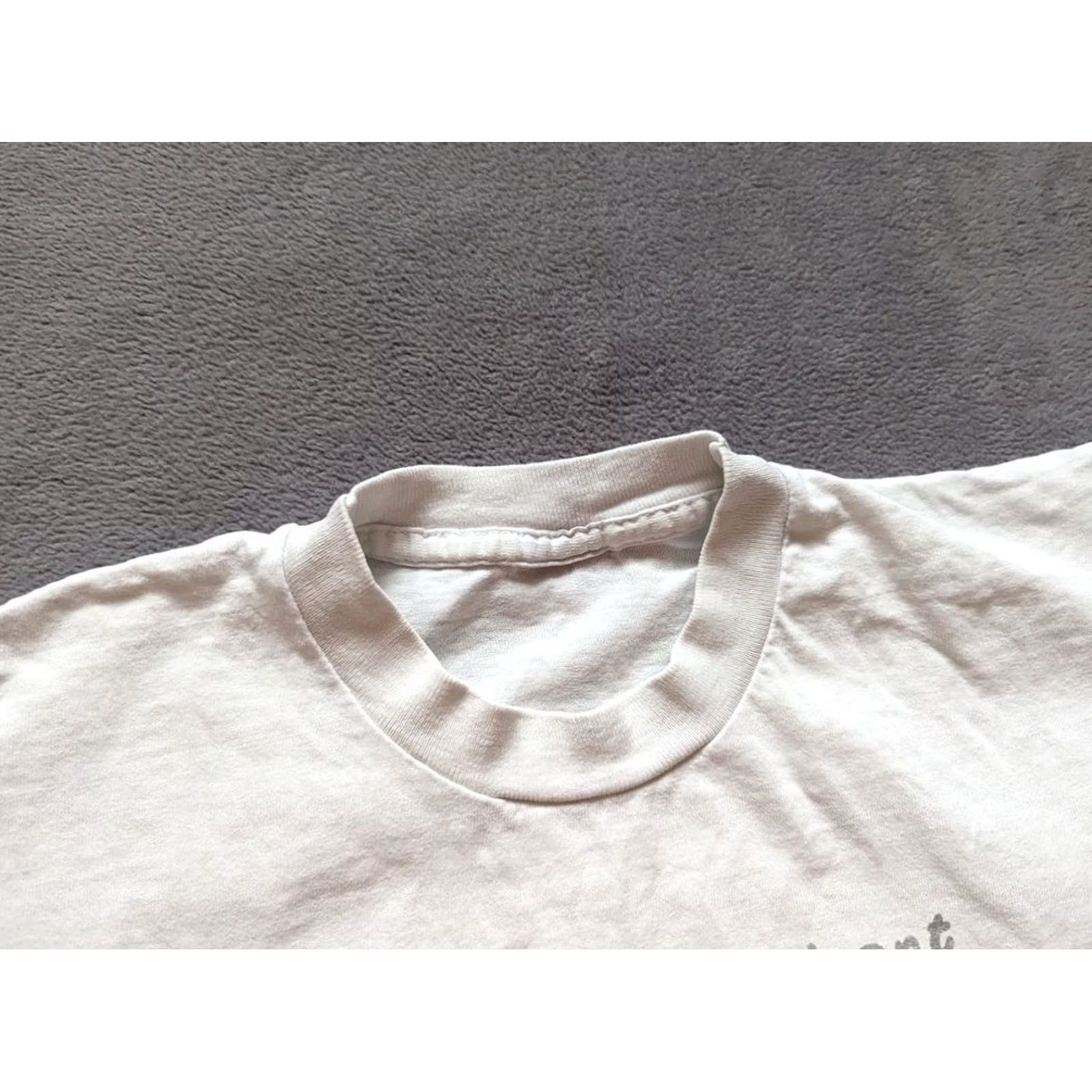 Vintage VINTAGE Save the elephant Greenpeace Tucker Ware Shirt Single Stitch White S XS Mens Size US S / EU 44-46 / 1 - 7 Thumbnail