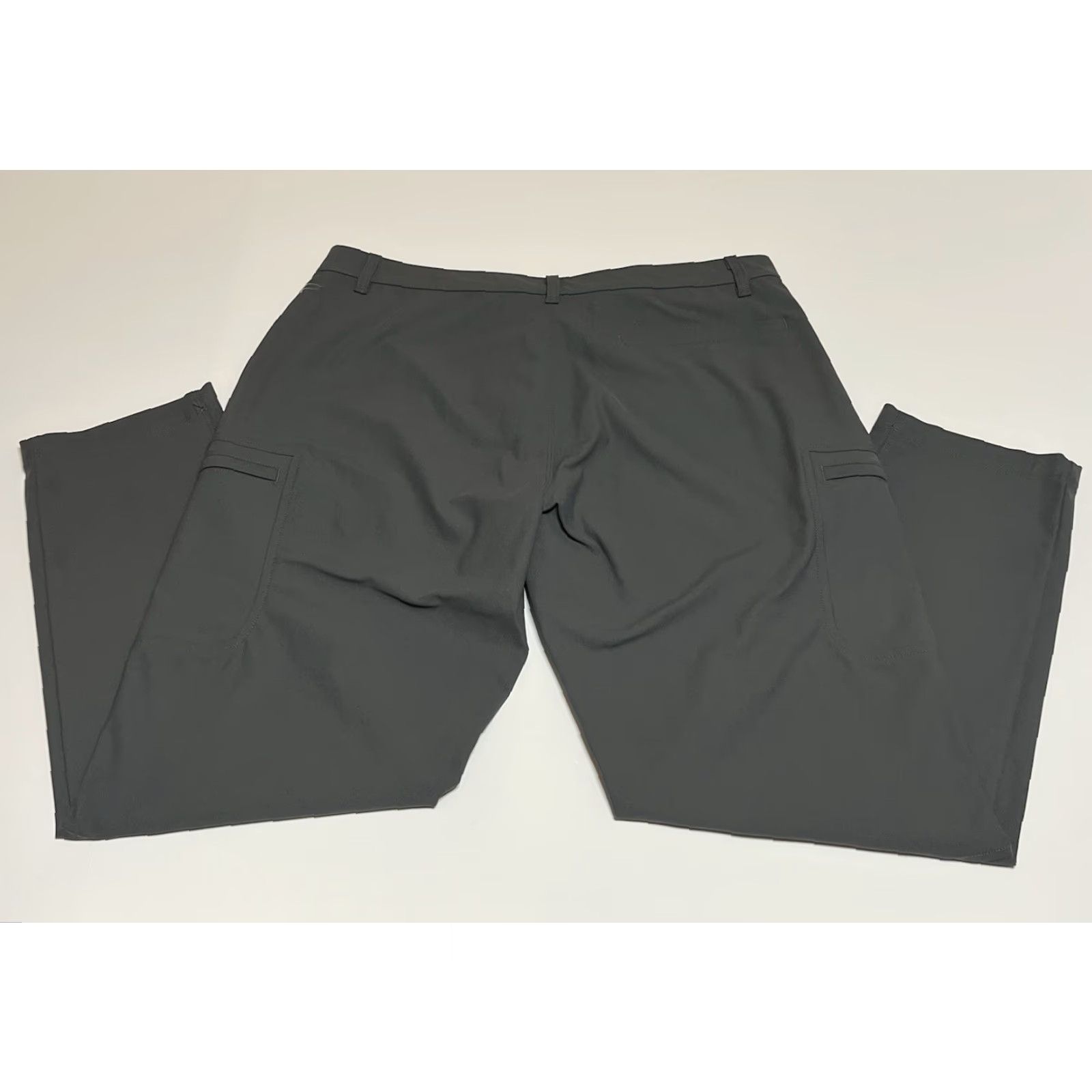 Fabletics Fabletics Pants Mens Tag 35x32 (35x29) Gray The Don Cargo Stretch Chino Classic Slim Fit Business Casual Tapered Mens Size US 35 - 2 Thumbnail