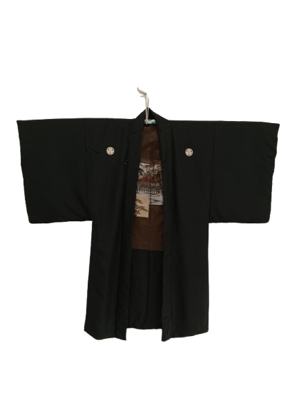 Komono Vintage Men Haori Kimono Nice Motif Yakuza Style Japanese Size US L / EU 52-54 / 3 - 1 Thumbnail