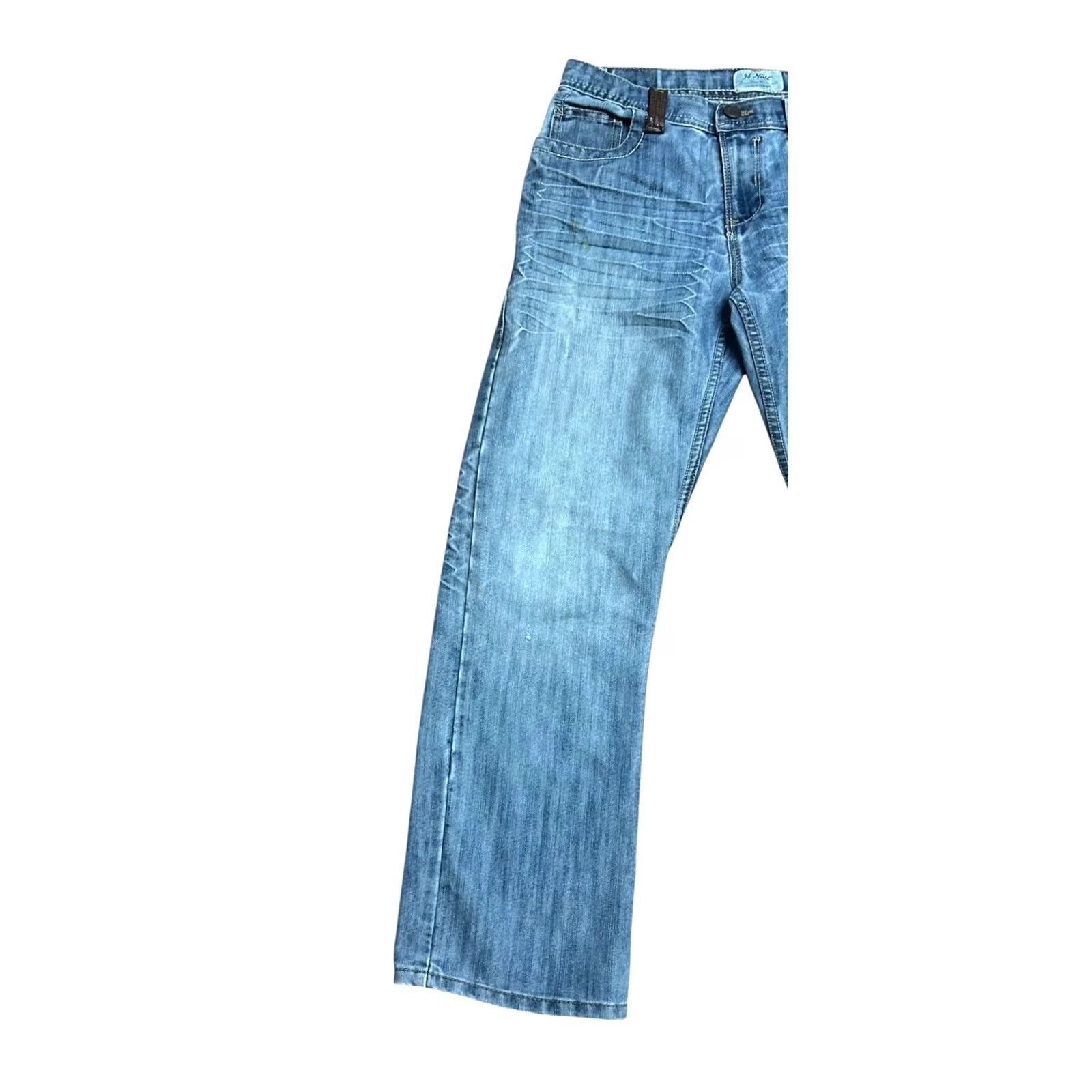 Denime 96 North Fit Slim Straight Jean Pant Sz 16 Blue Denim Vintage Y2K Womens Jeans 90s Size 38" / US 16 / IT 52 - 2 Thumbnail
