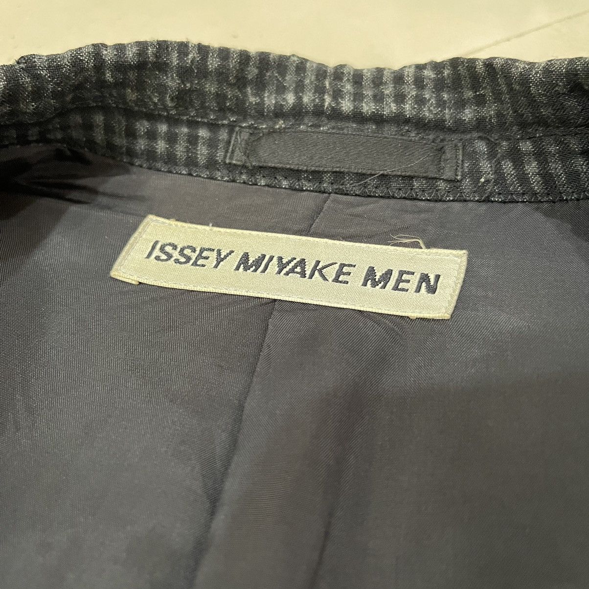 Issey Miyake 🔥Vintage Issey Miyake Men Gingham Button Jacket Size US L / EU 52-54 / 3 - 12 Thumbnail