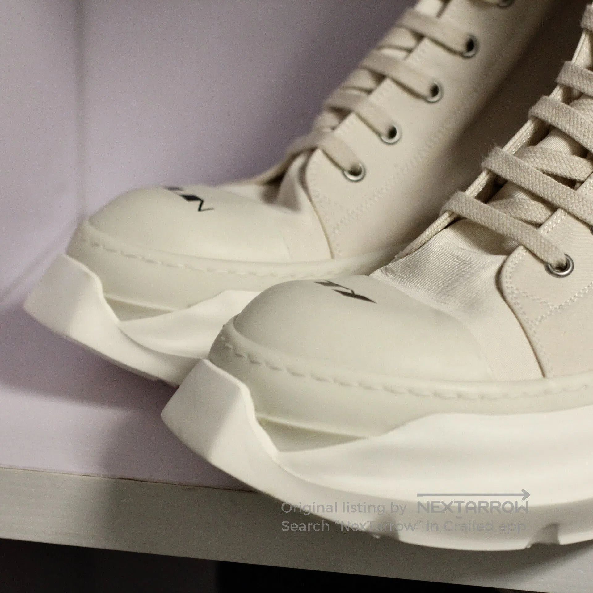 Rick Owens rick owens thick sole high top sneakers. Size US 8.5 / EU 41-42 - 2 Thumbnail